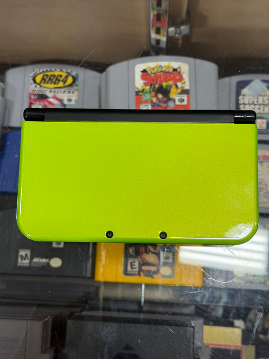 Lime Green New Nintendo 3DS XL Handheld System With Charger (Region Free)(JAPANESE TO US)