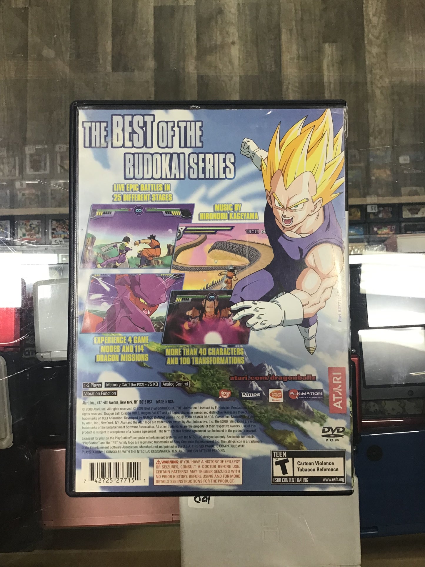 Dragon Ball Z Infinite World PlayStation 2 Case and Manual ONLY