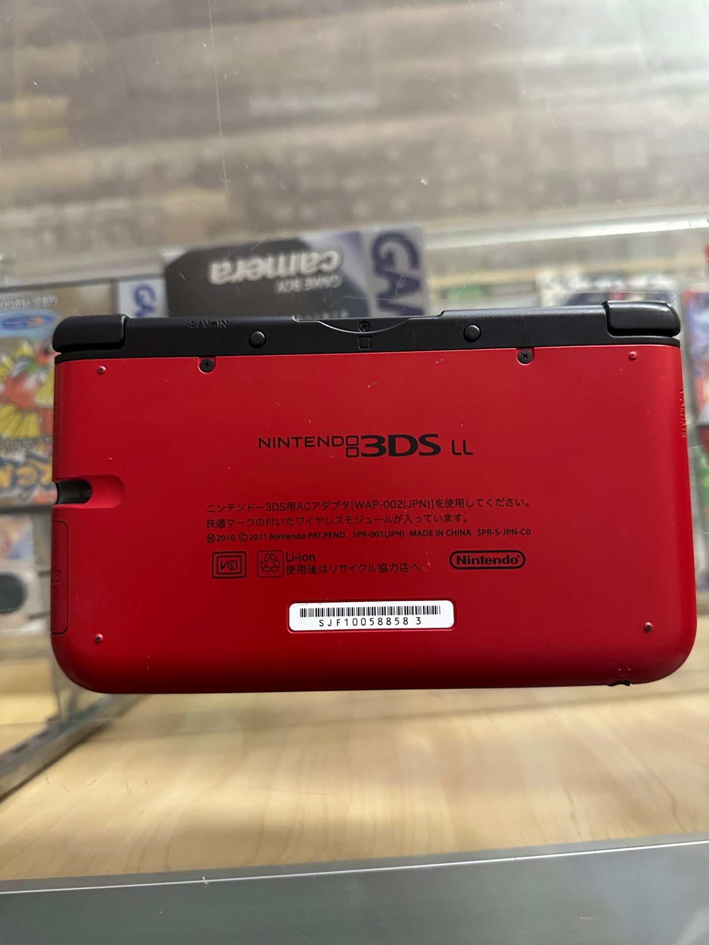 Red Nintendo 3DS LL Handheld System (US Region) with Digital Games