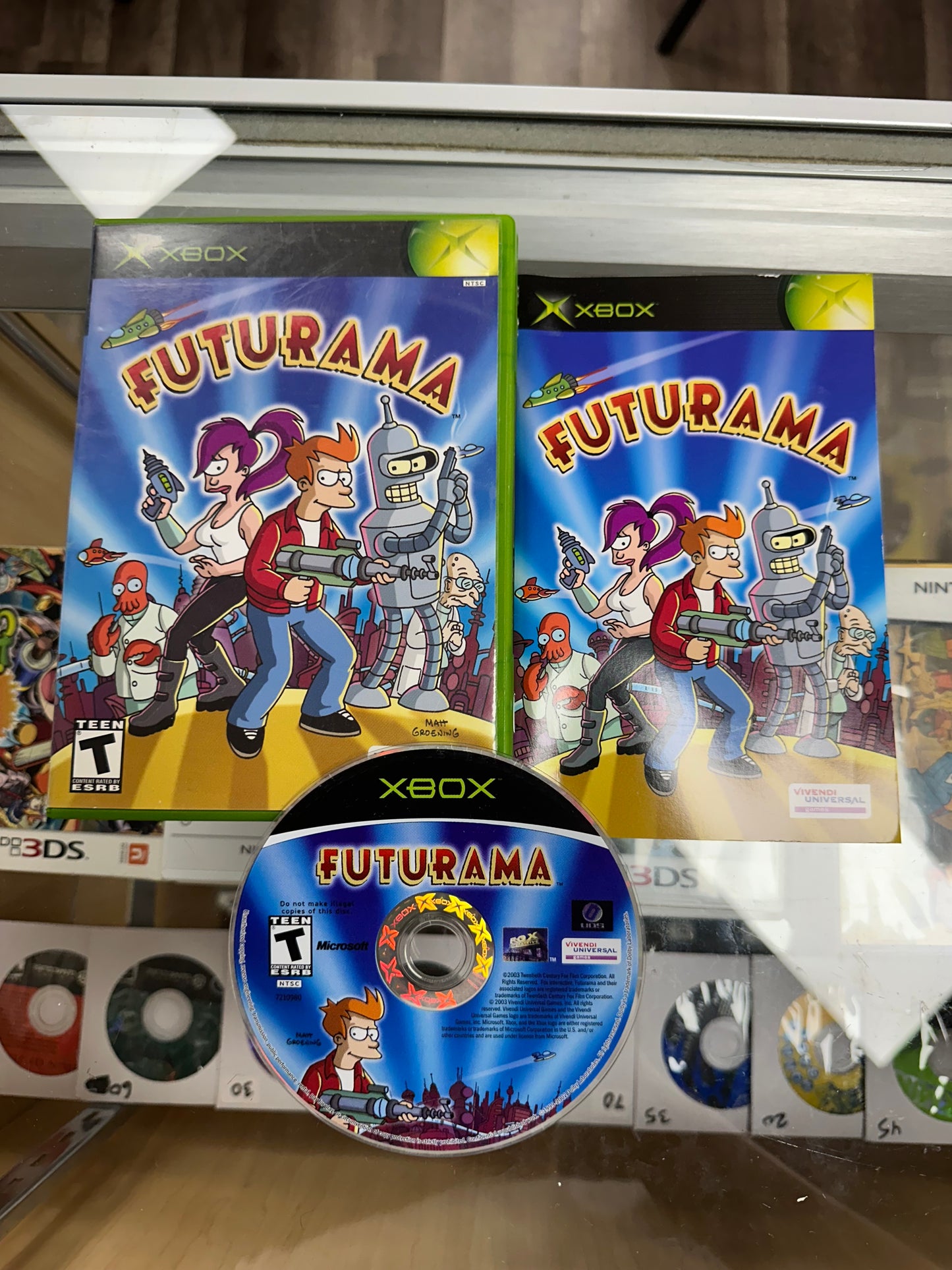 Futurama Xbox CIB with Registration Rare CIB