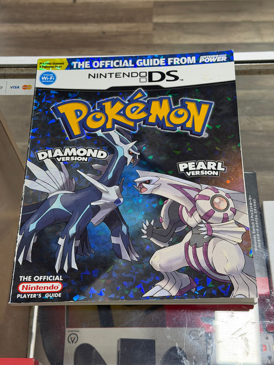Pokemon Diamond and Pearl Official Guide from Nintendo Power with Poster