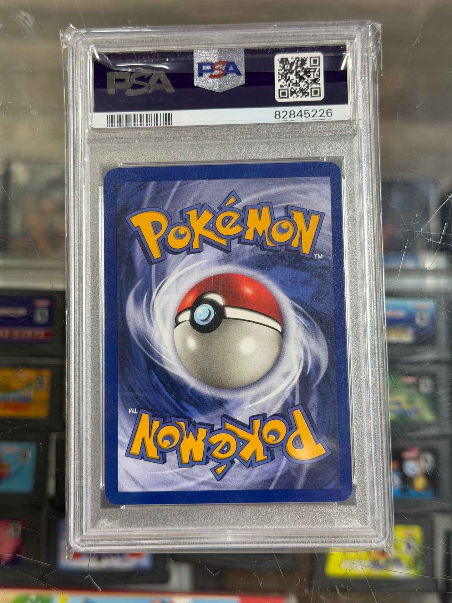 Hitmonlee Fossil Holo 1st Edition PSA 9