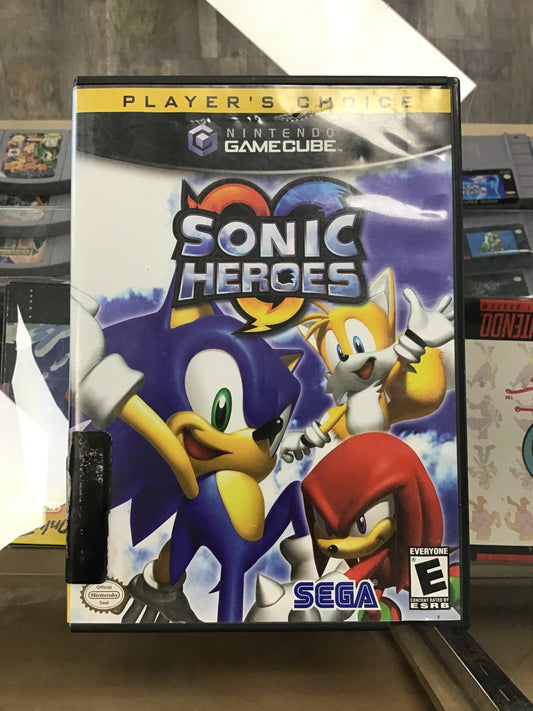 Sonic Heroes Nintendo GameCube (missing manual)