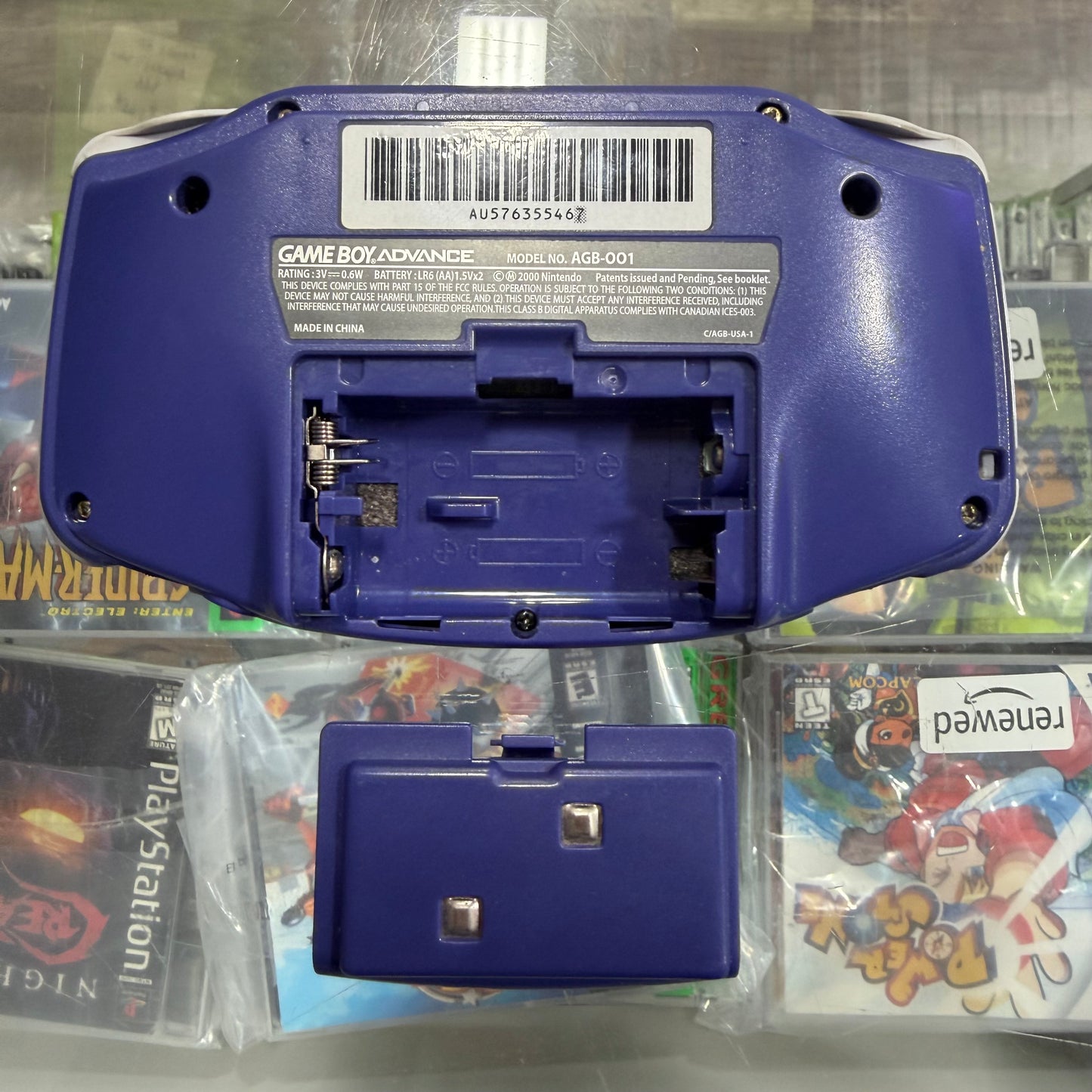 Indigo Gameboy Advance System GameBoy Advance
