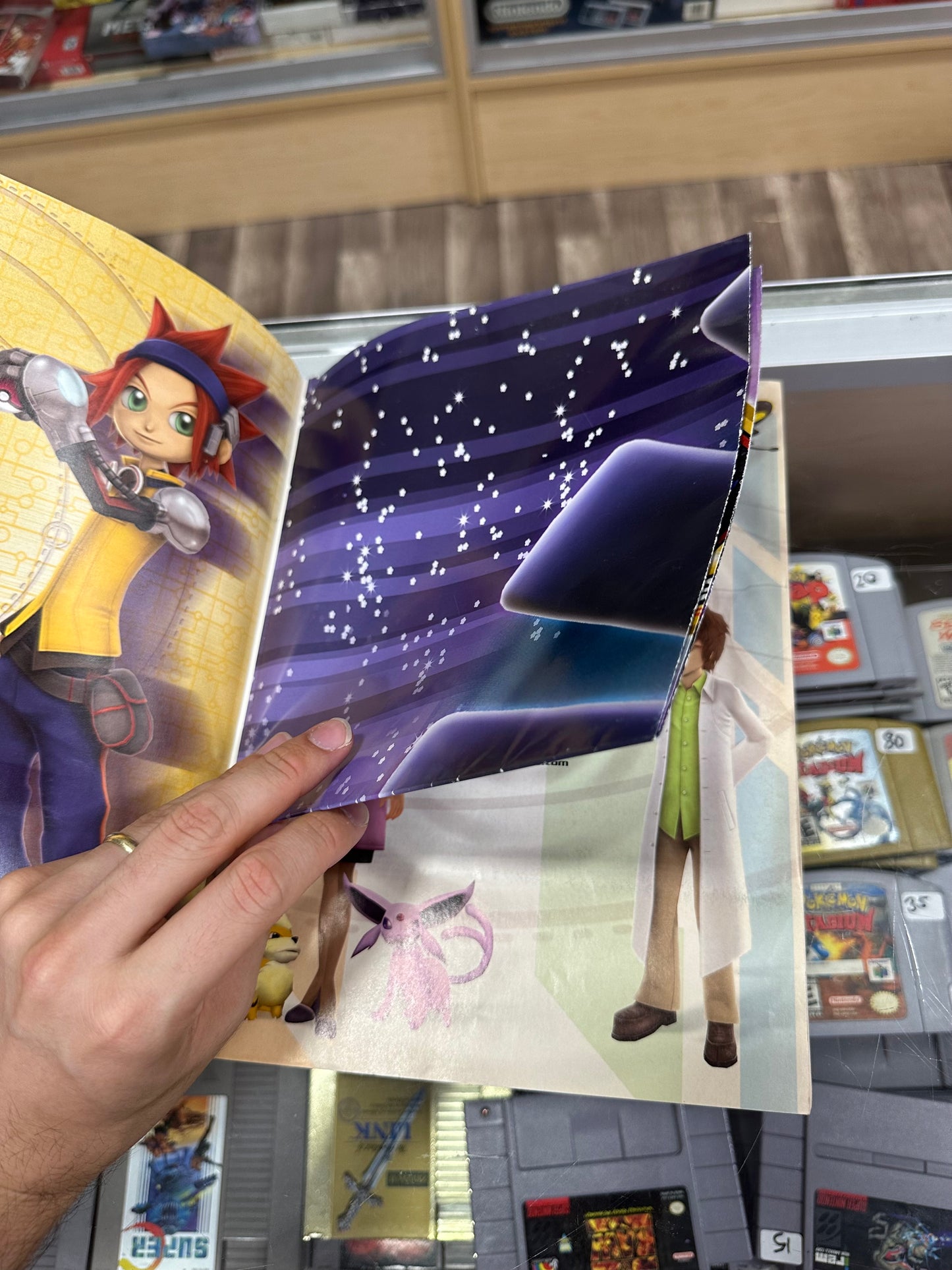 Pokémon XD Gale of Darkness Strategy Guide with Poster