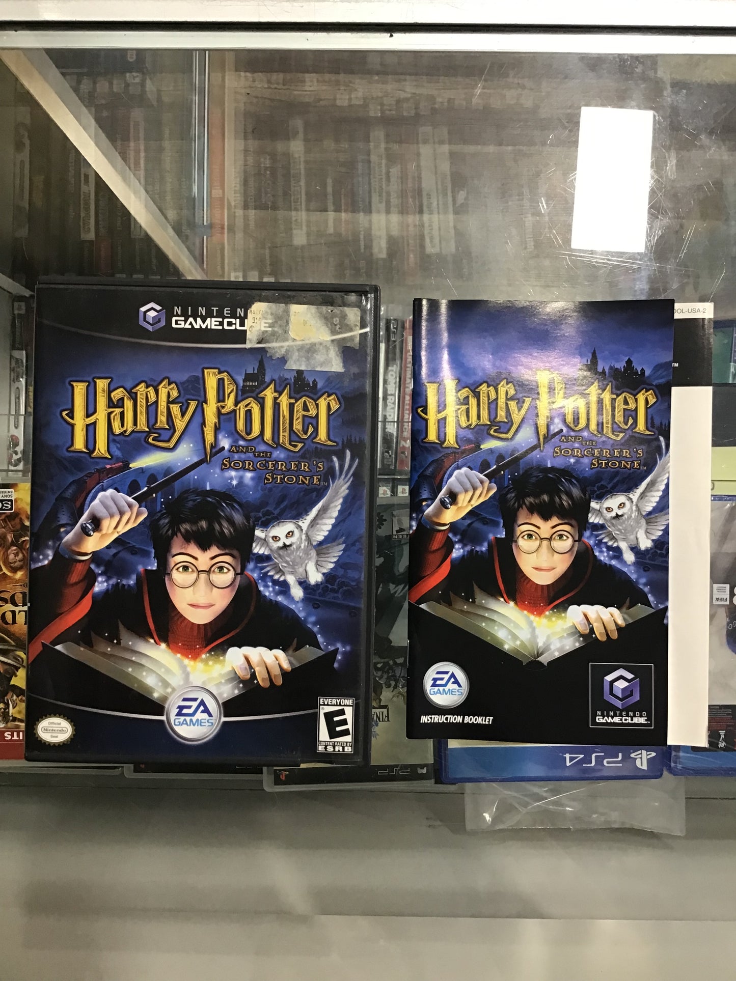Harry Potter and the Sorcerer’s Stone Nintendo GameCube Case and Manual ONLY