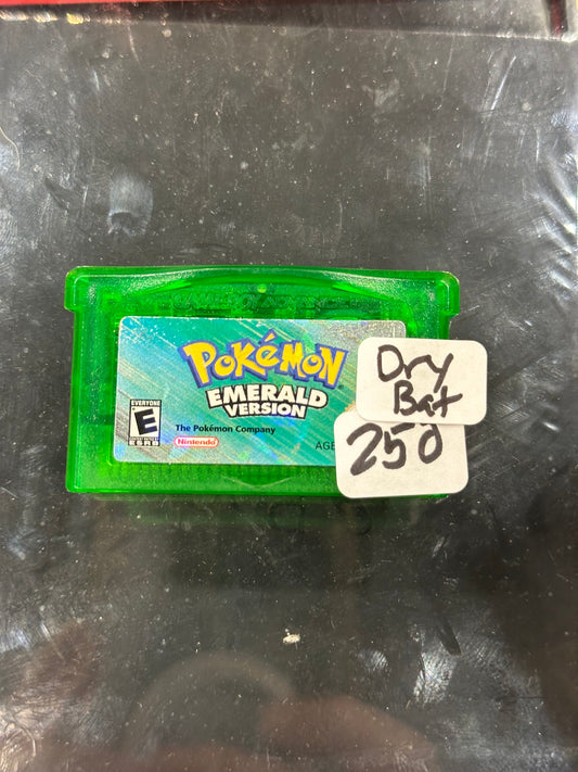Pokémon Emerald Gameboy Advance Authentic Dry Battery Saves