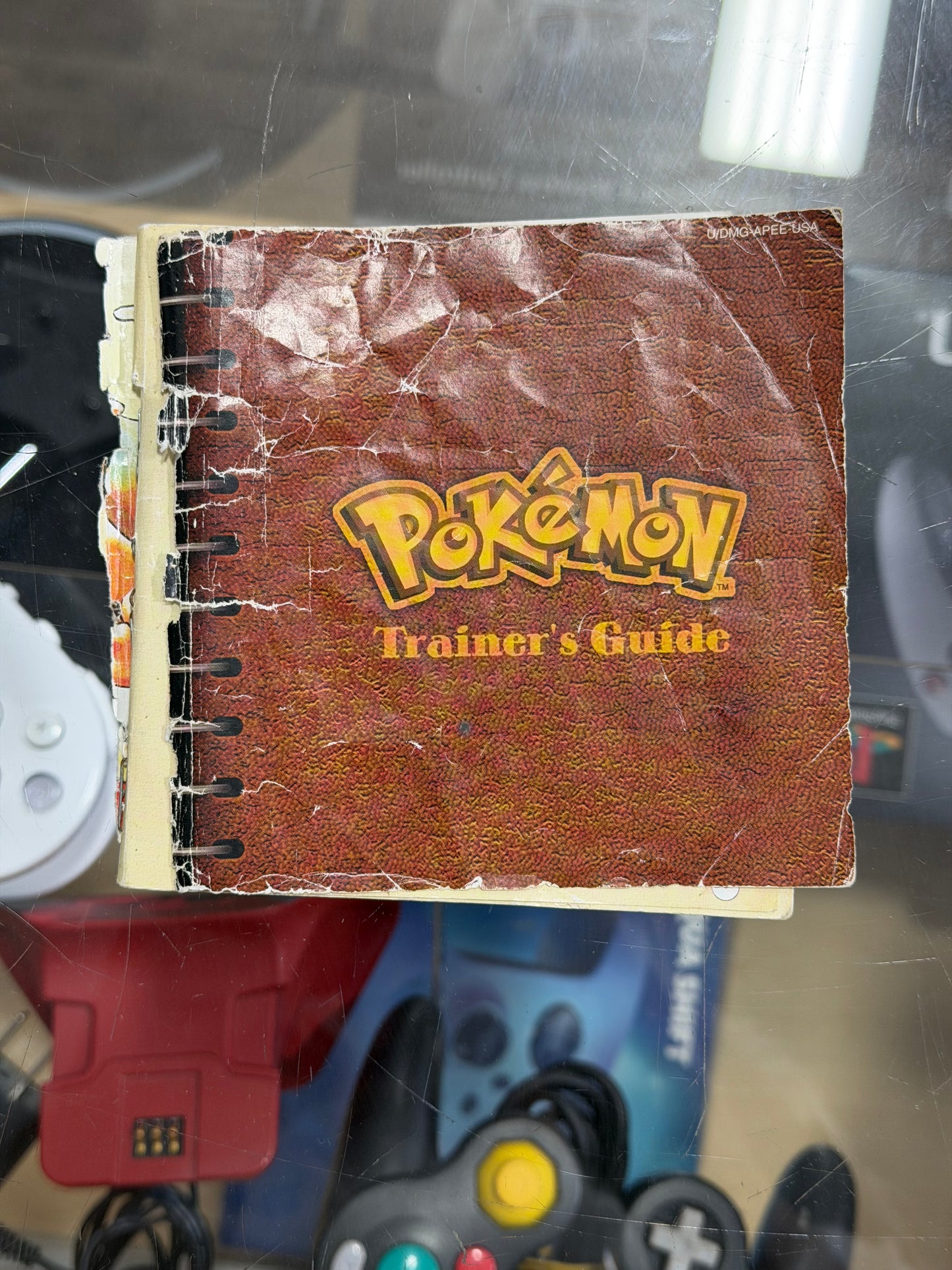 Pokémon Blue Gameboy Manual Only - Ripped Pages