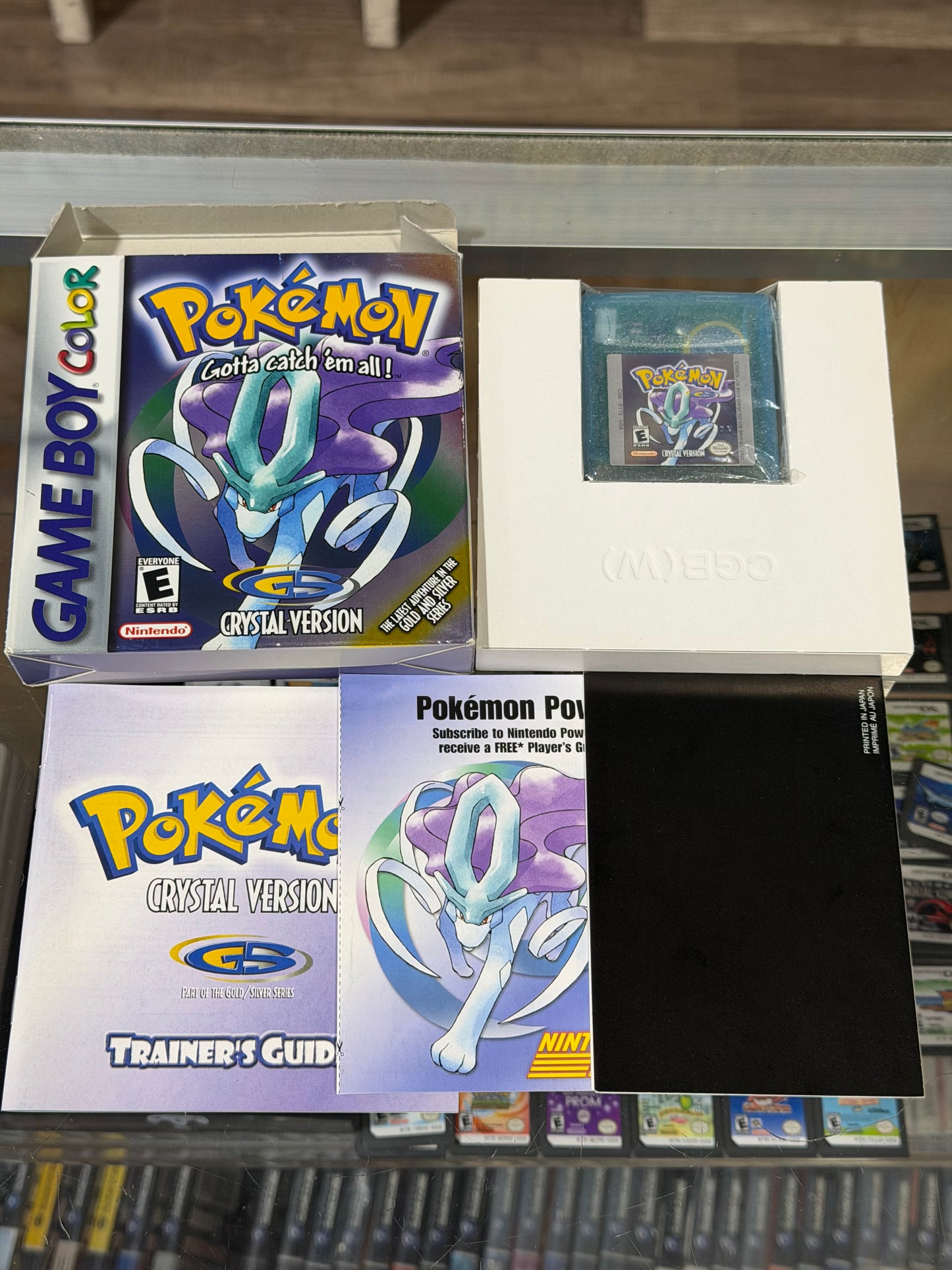 Pokémon Crystal Gameboy Color Authentic Complete in Box CIB - Near Mint Excellent