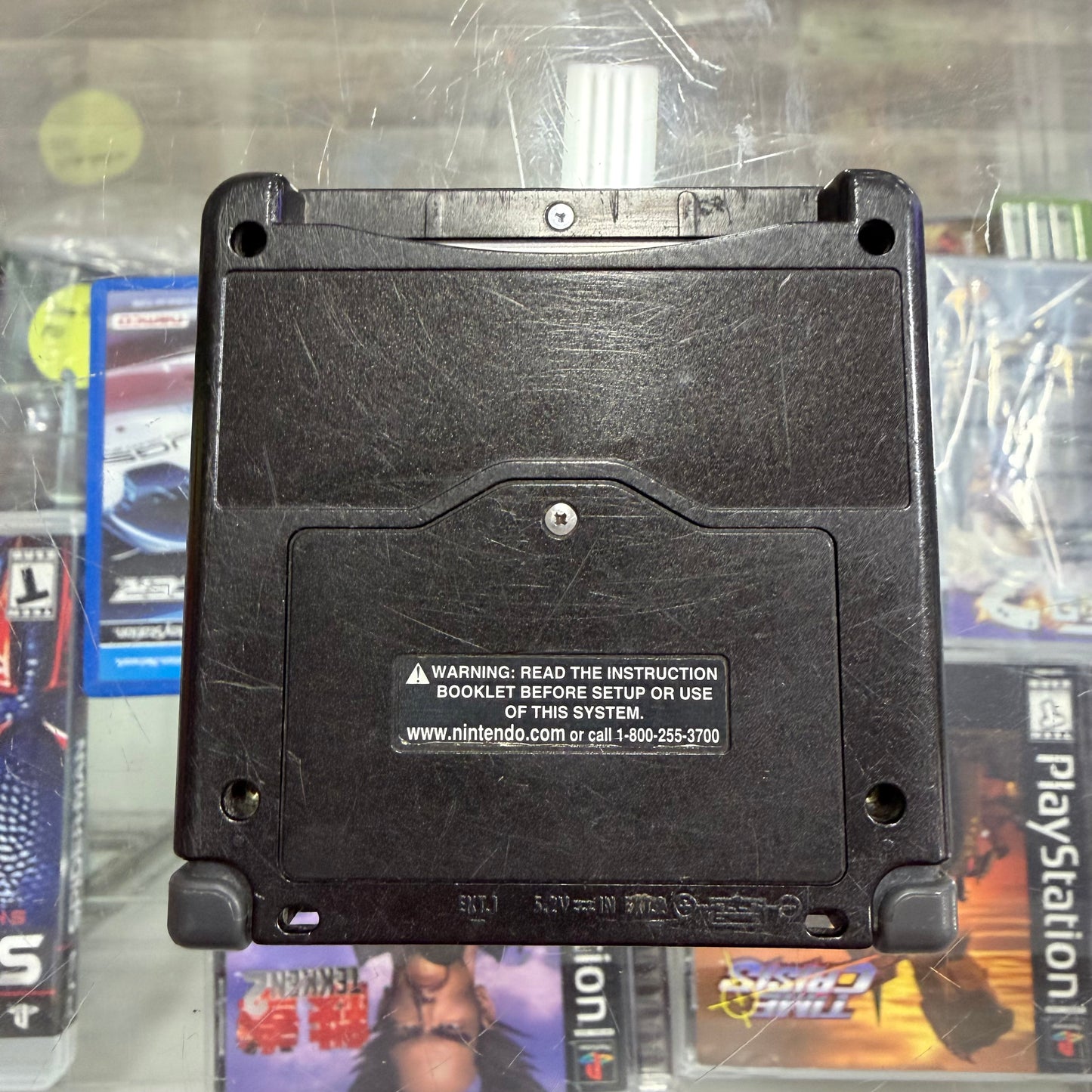 Black Nintendo Gameboy Advance SP System