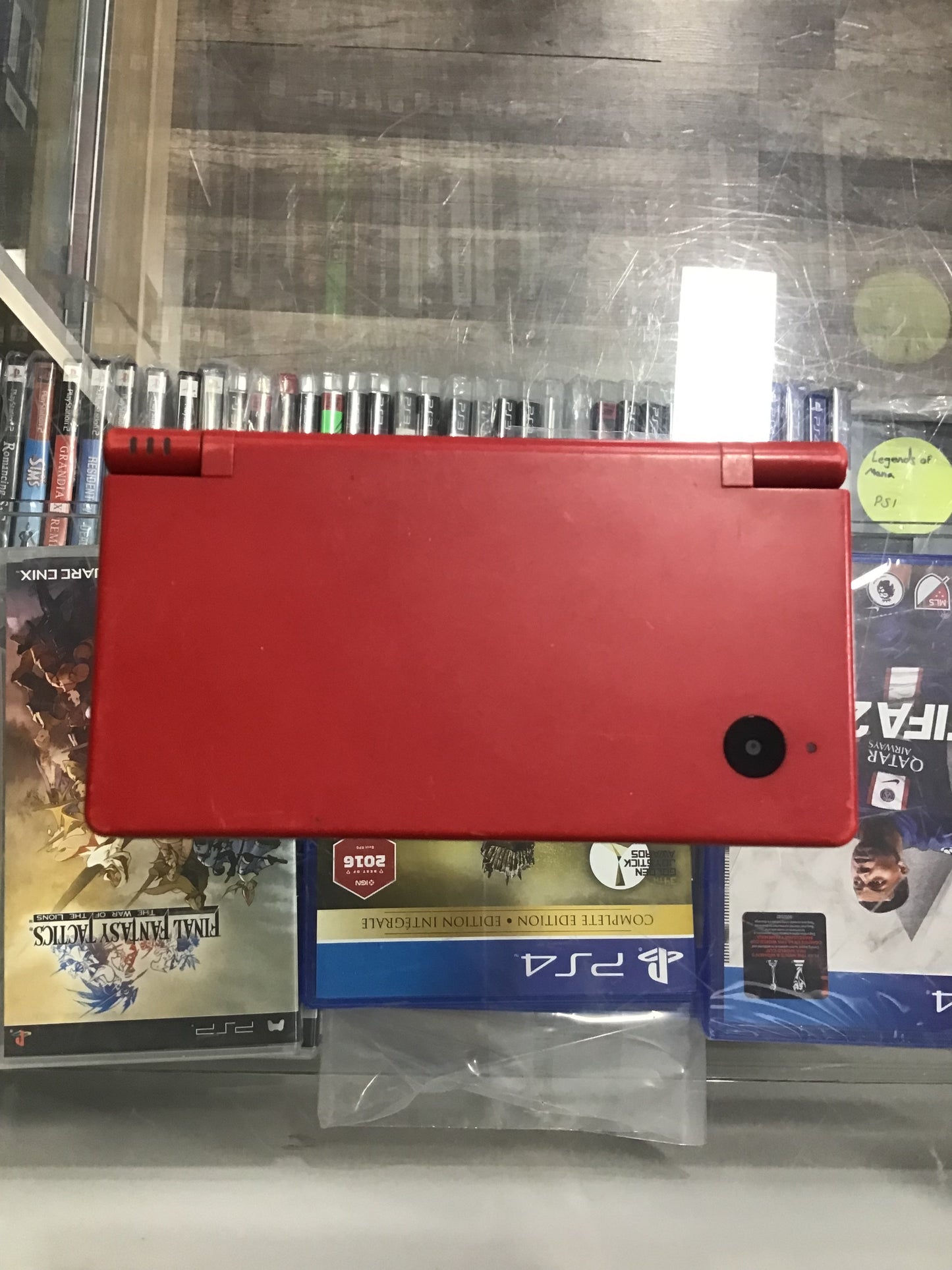 Red Nintendo DSi Handheld System with Charger & Stylus