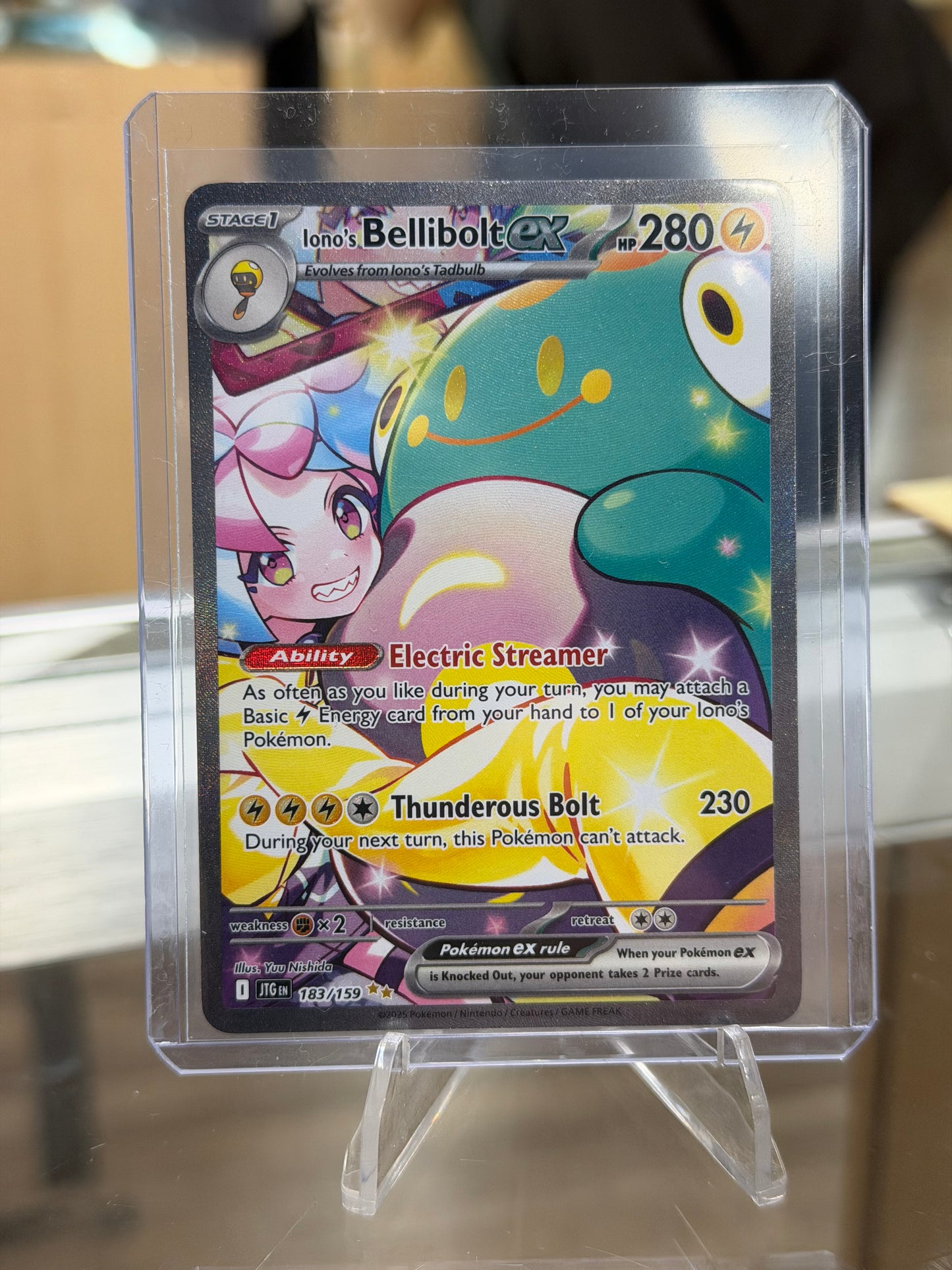 Iono's Bellibolt ex - 183/159 - SV09: Journey Together