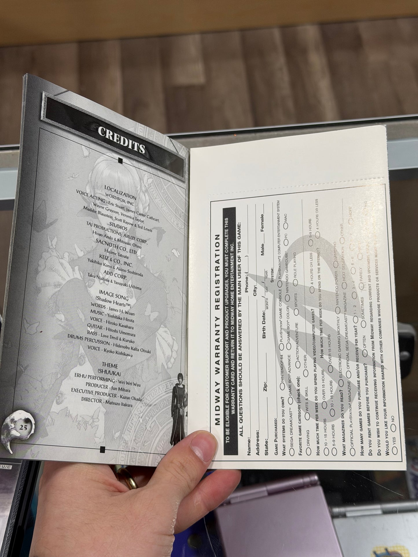 Shadow Hearts Playstation 2 with Registration CIB