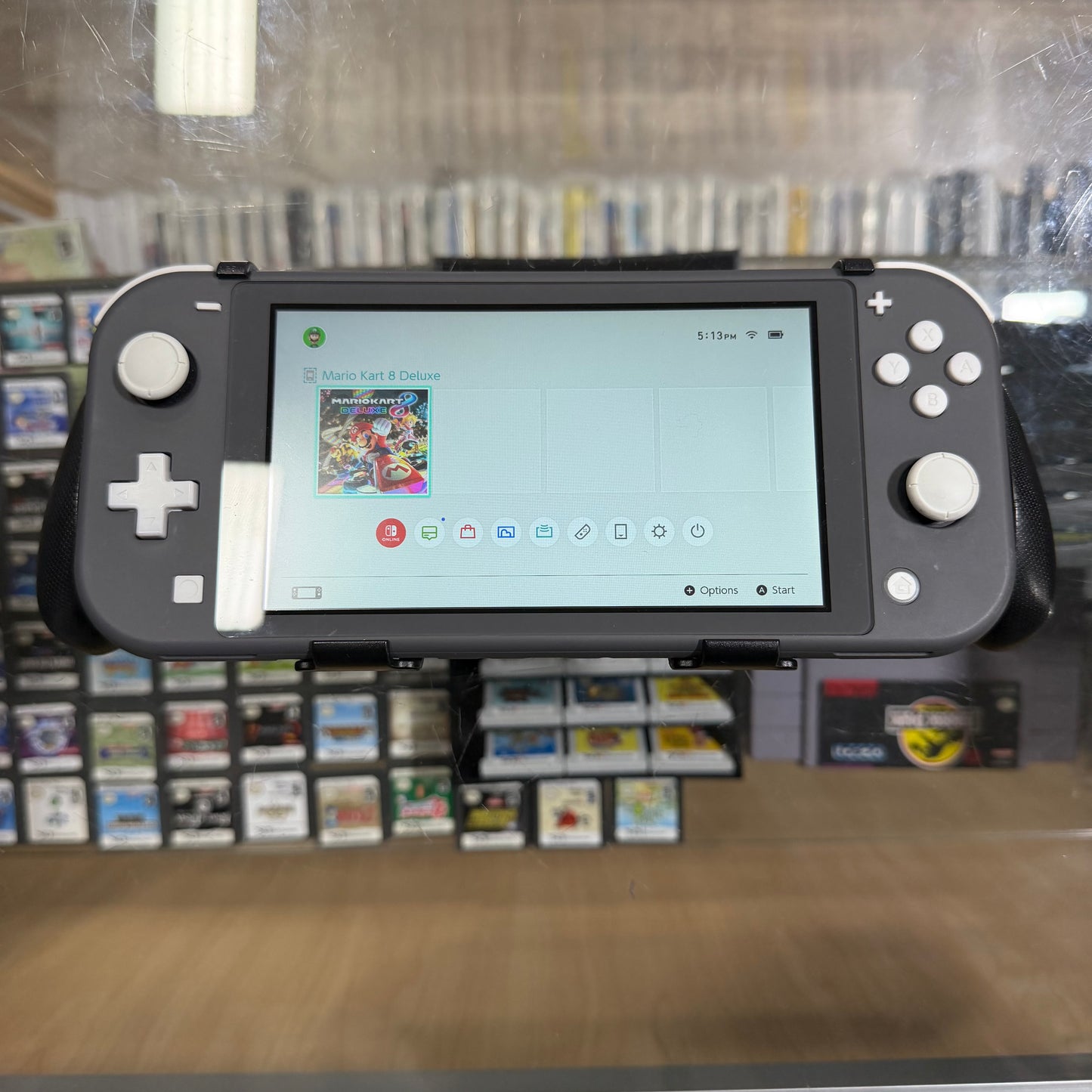 Nintendo Switch Lite [Gray] Nintendo Switch [Grip and Charger Included]