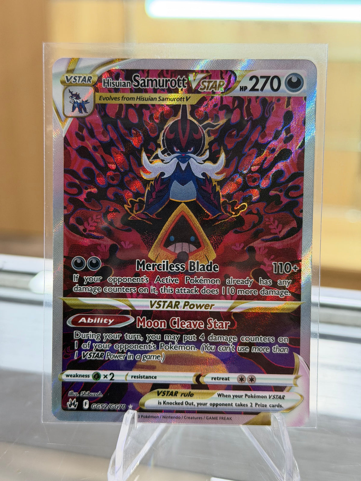 Hisuian Samurott VSTAR - SWSH: Crown Zenith: Galarian Gallery