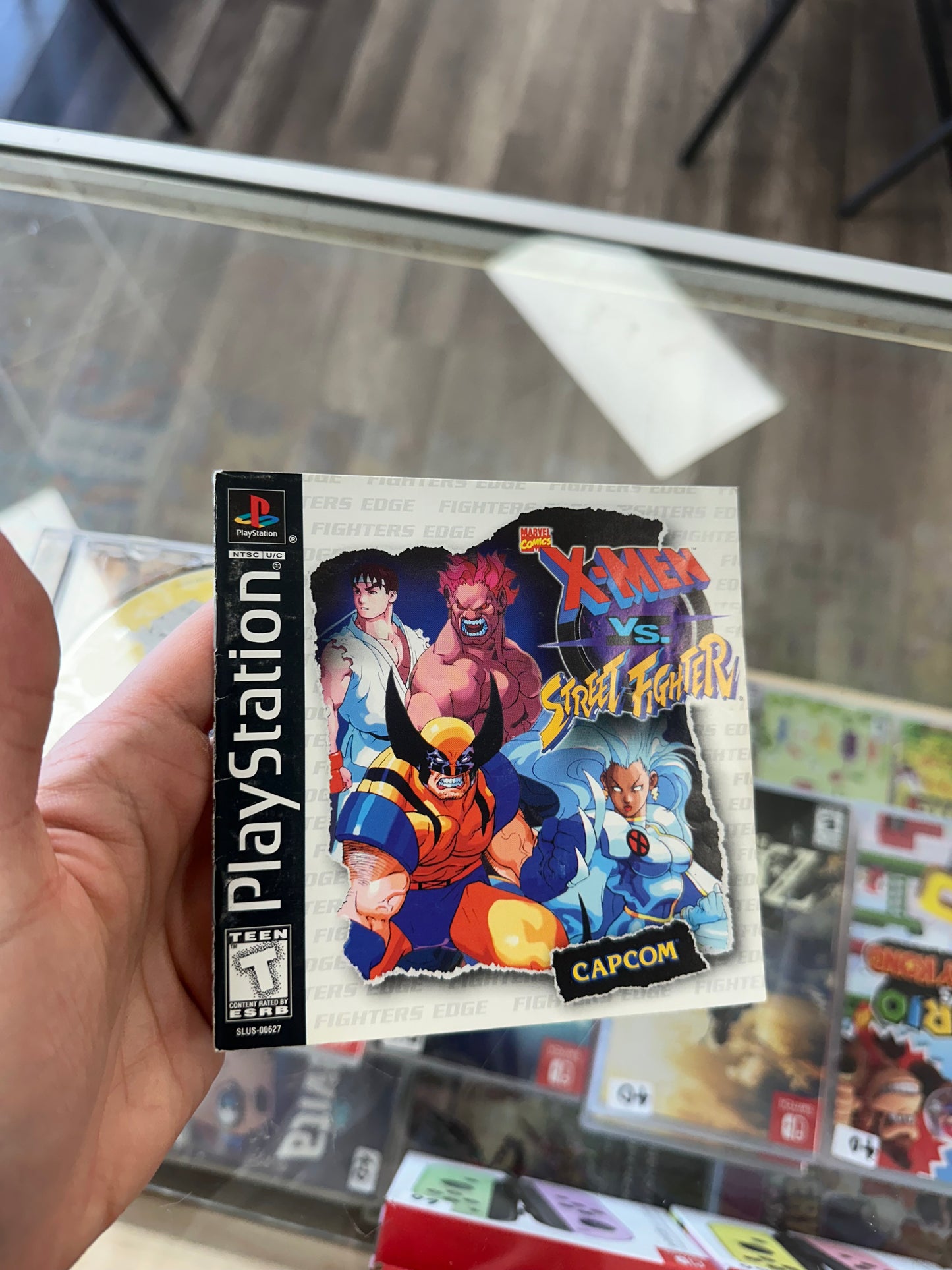 Marvel X-Men vs Street Fighter PlayStation 1 CIB Clean