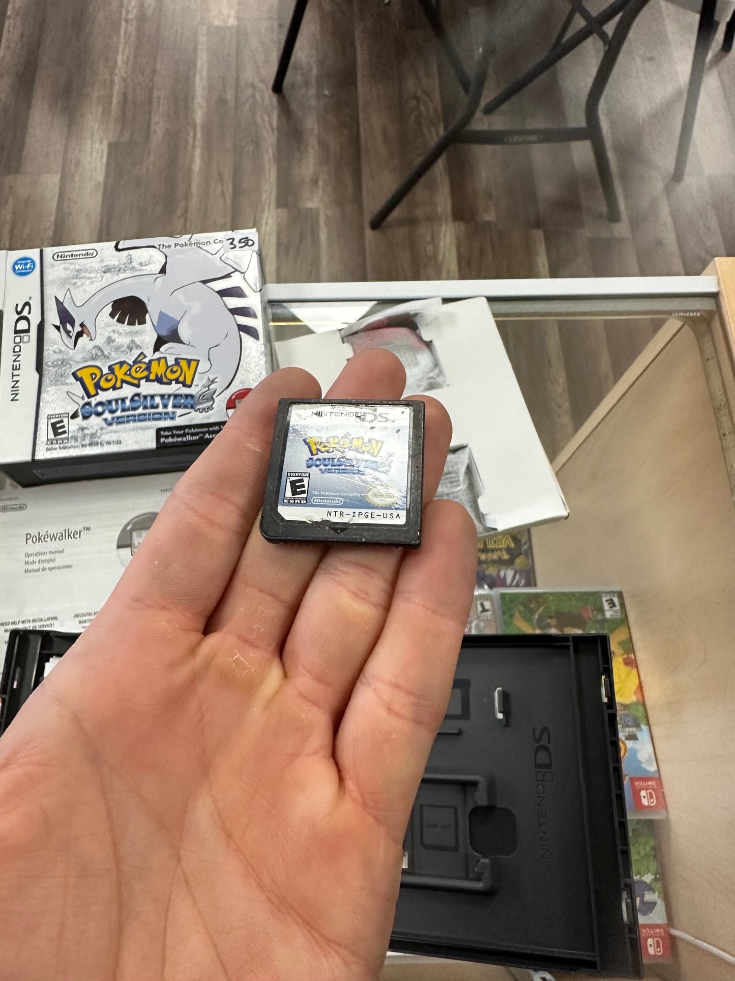 Pokémon Soulsilver Nintendo DS Big Box CIB - Great Box, Flawed Cartridge