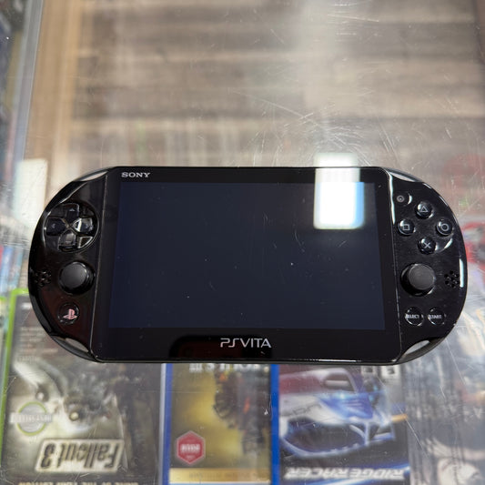 Black Playstation Vita 2000 Handheld System with Charger (JP) (Region Free)