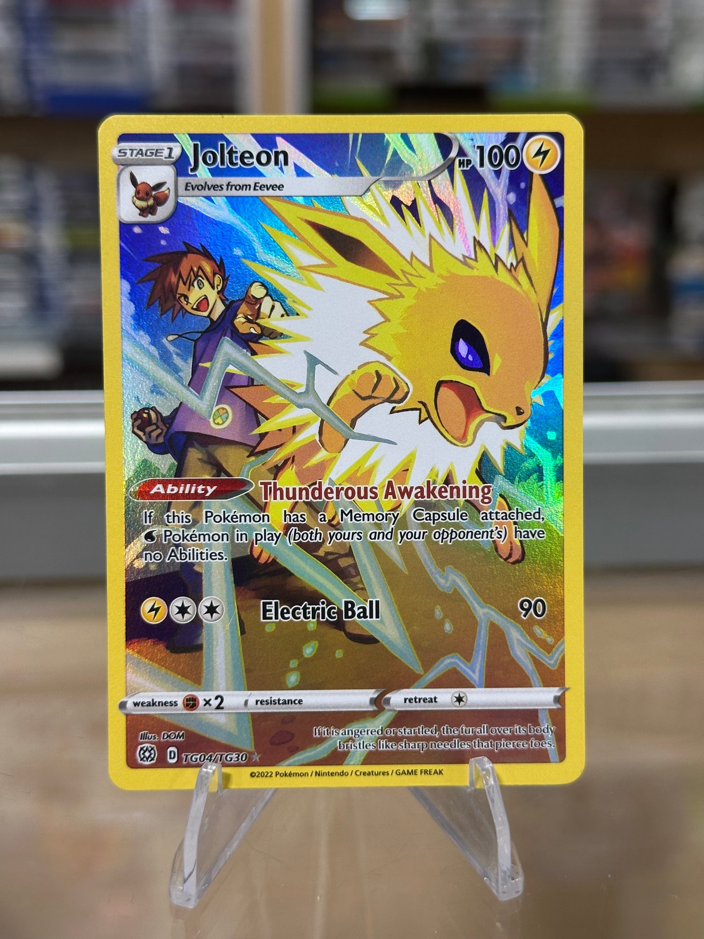 Jolteon - SWSH09: Brilliant Stars Trainer Gallery (NM)