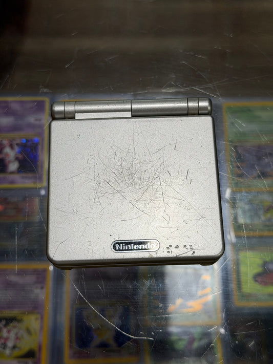 Platinum Gameboy Advance SP Handheld System with Charger