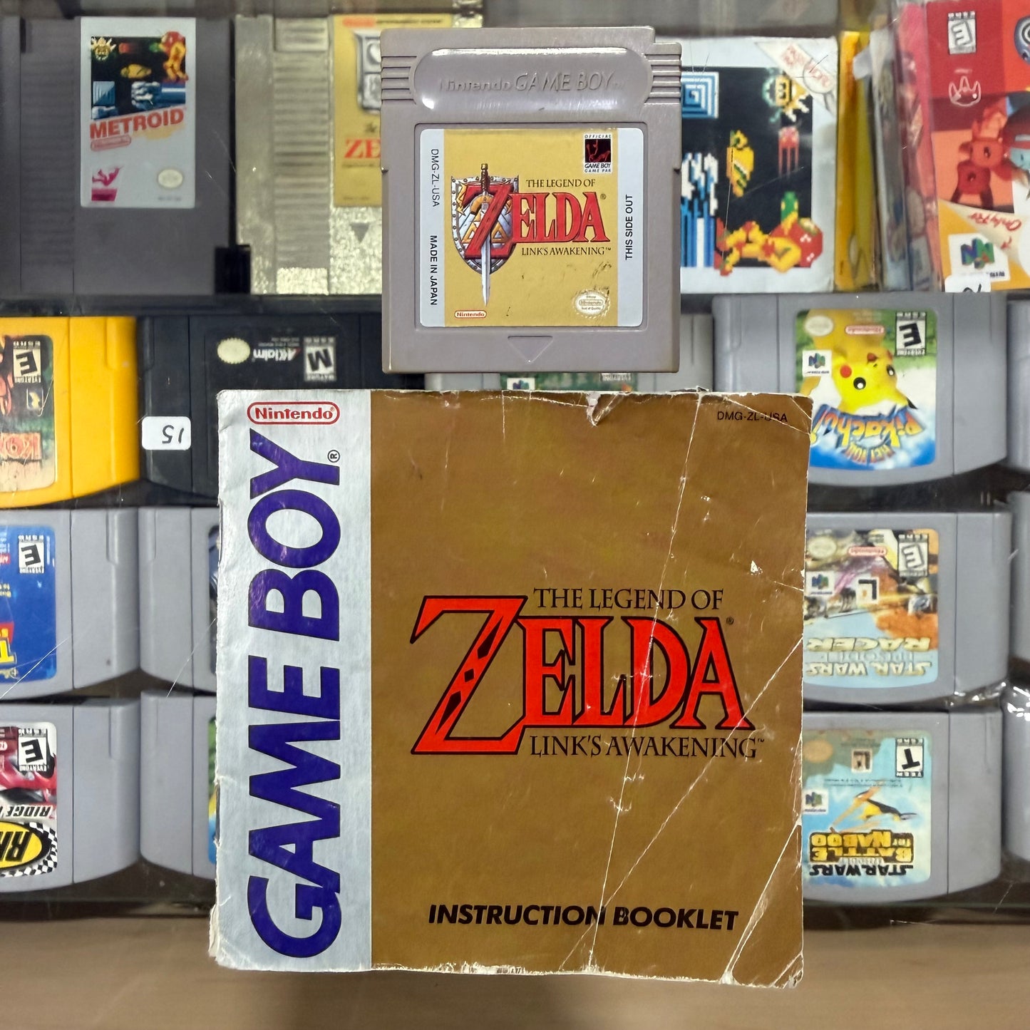 Zelda Link's Awakening Nintendo Gameboy with Manual