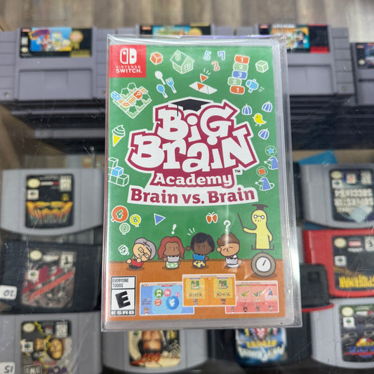 Big Brain Academy: Brain vs. Brain Nintendo Switch Sealed
