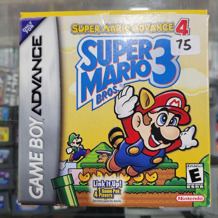 Super Mario Advance 4 Super Mario Bros 3 Gameboy Advance CIB