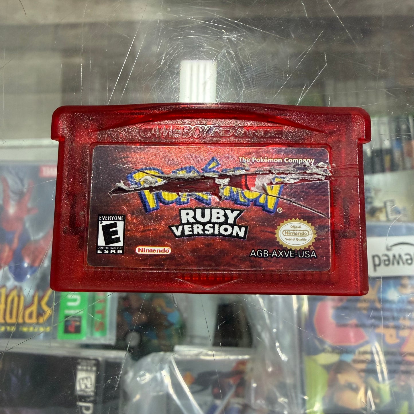 Pokémon Ruby Nintendo Advance (Authentic) (Dry Battery) (1) (Bad Label)