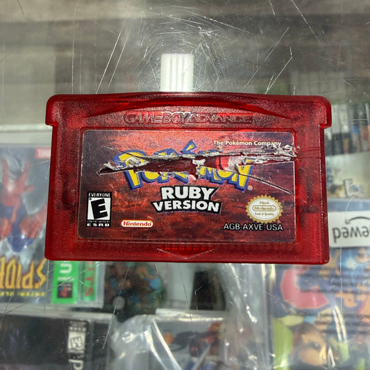 Pokémon Ruby Nintendo Advance (Authentic) (Dry Battery) (1) (Bad Label)