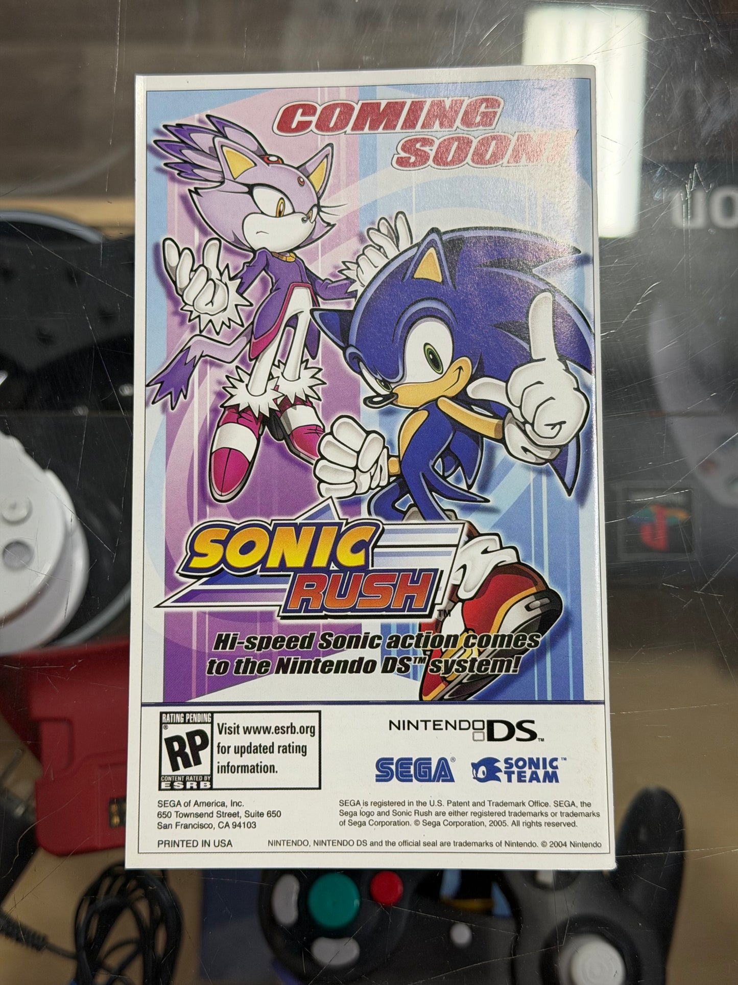 Sonic Gems Collection Nintendo GameCube Manual Only