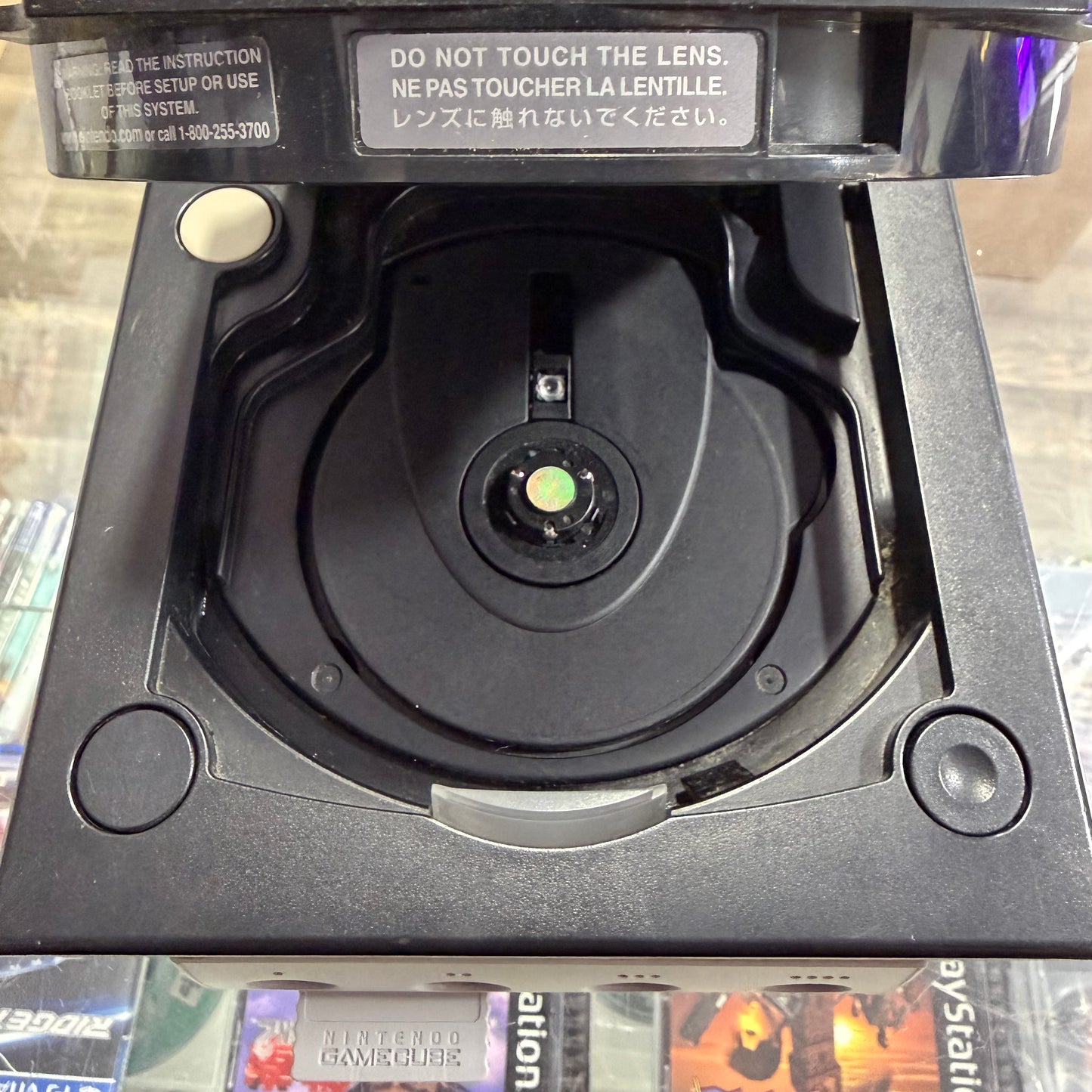 Black GameCube System Gamecube (controller cables memory card included)