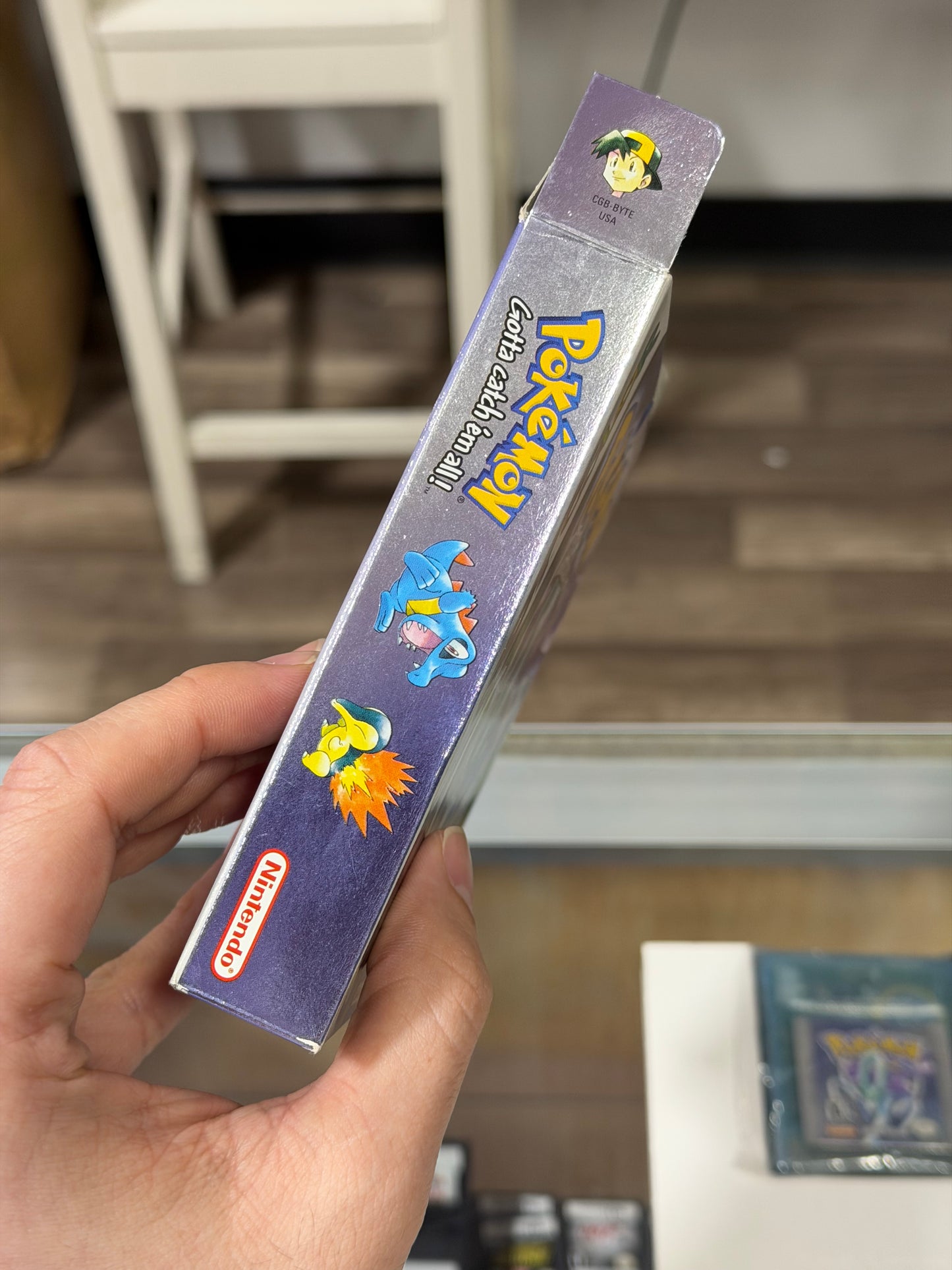Pokémon Crystal Gameboy Color Authentic Complete in Box CIB - Near Mint Excellent