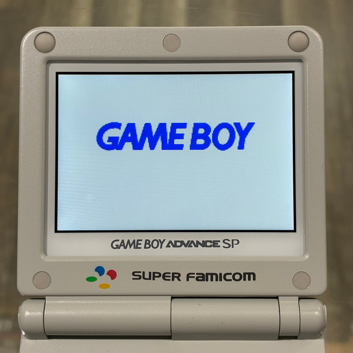 Custom Famicom Shell Nintendo Gameboy Advance SP Handheld System with Brighter Screen (IPS) W/CHARGER
