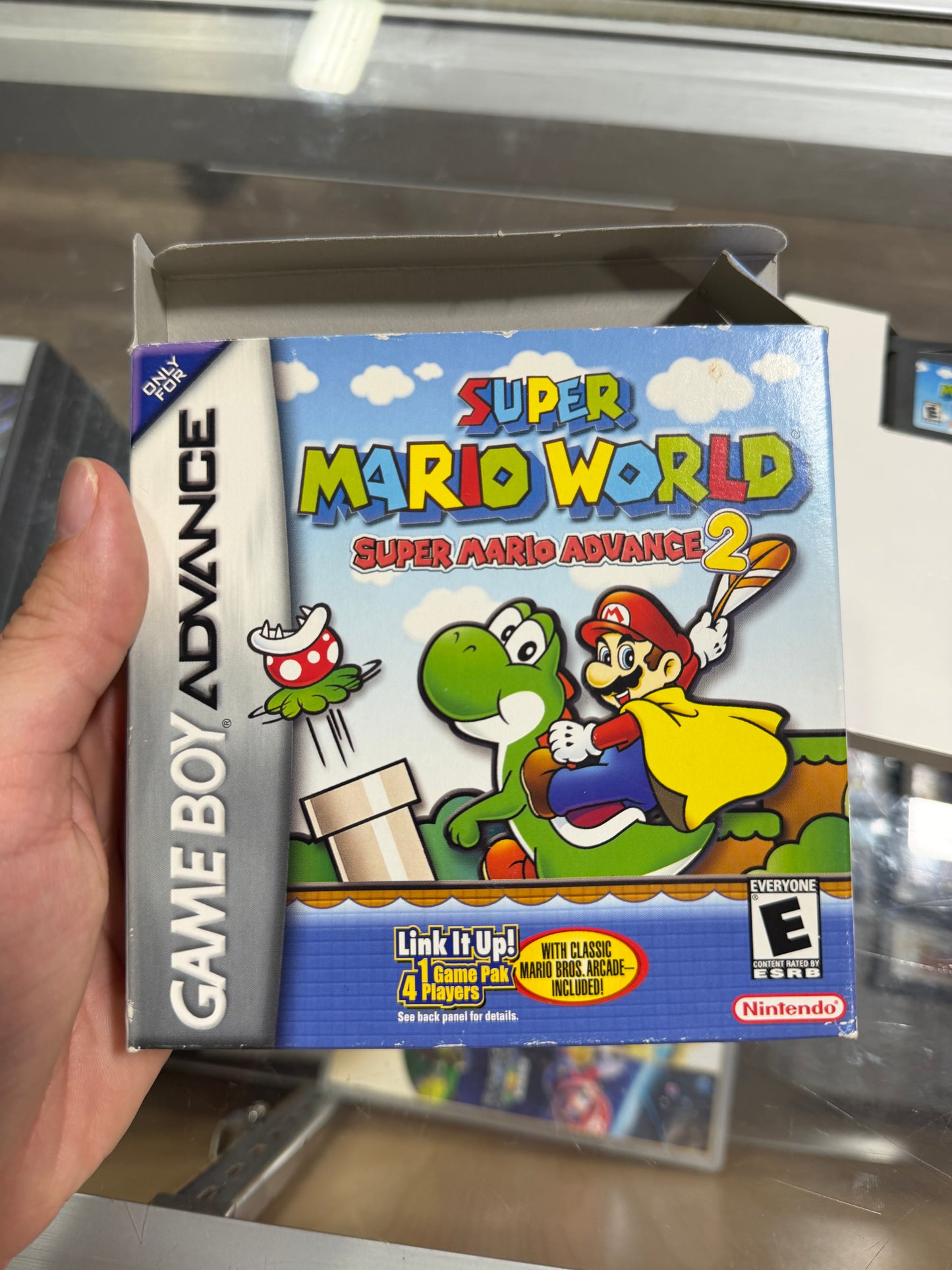 Super Mario World: Super Mario Advance 2 GameBoy Advance With Poster