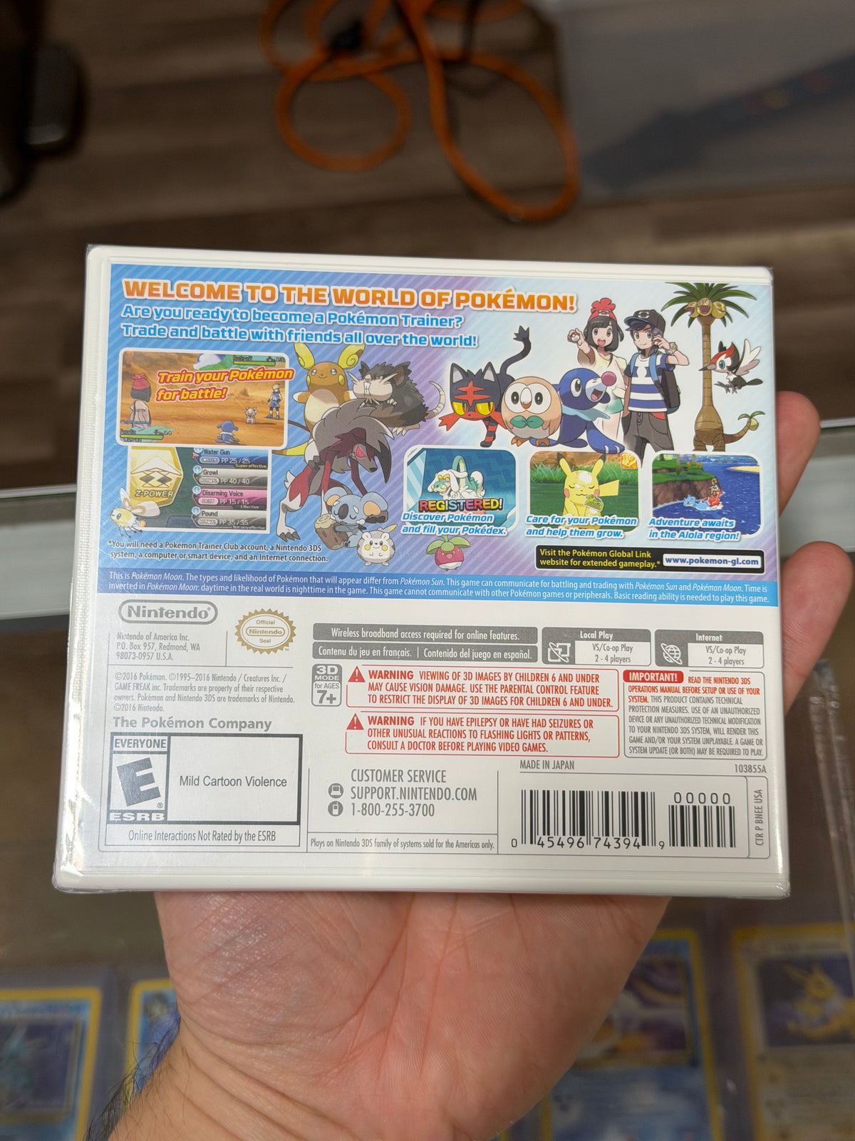 Pokémon Moon Nintendo 3DS Unopened US Version