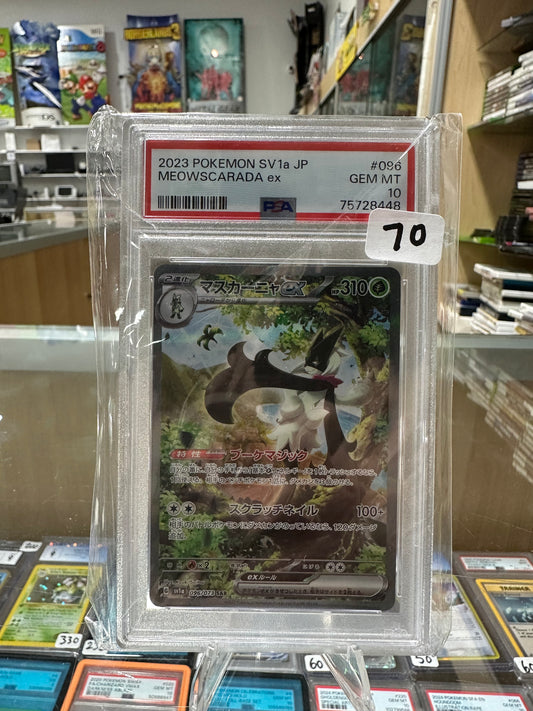 Meowscarada ex - 096/073 - SV1a: Triplet Beat (SV1a) PSA 10