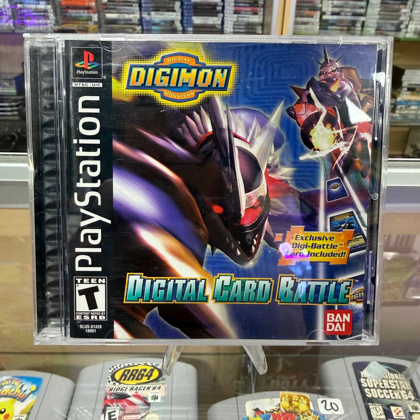 Digimon Digital Card Battle Playstation 1 (CIB) (w reg card) (clean disc)