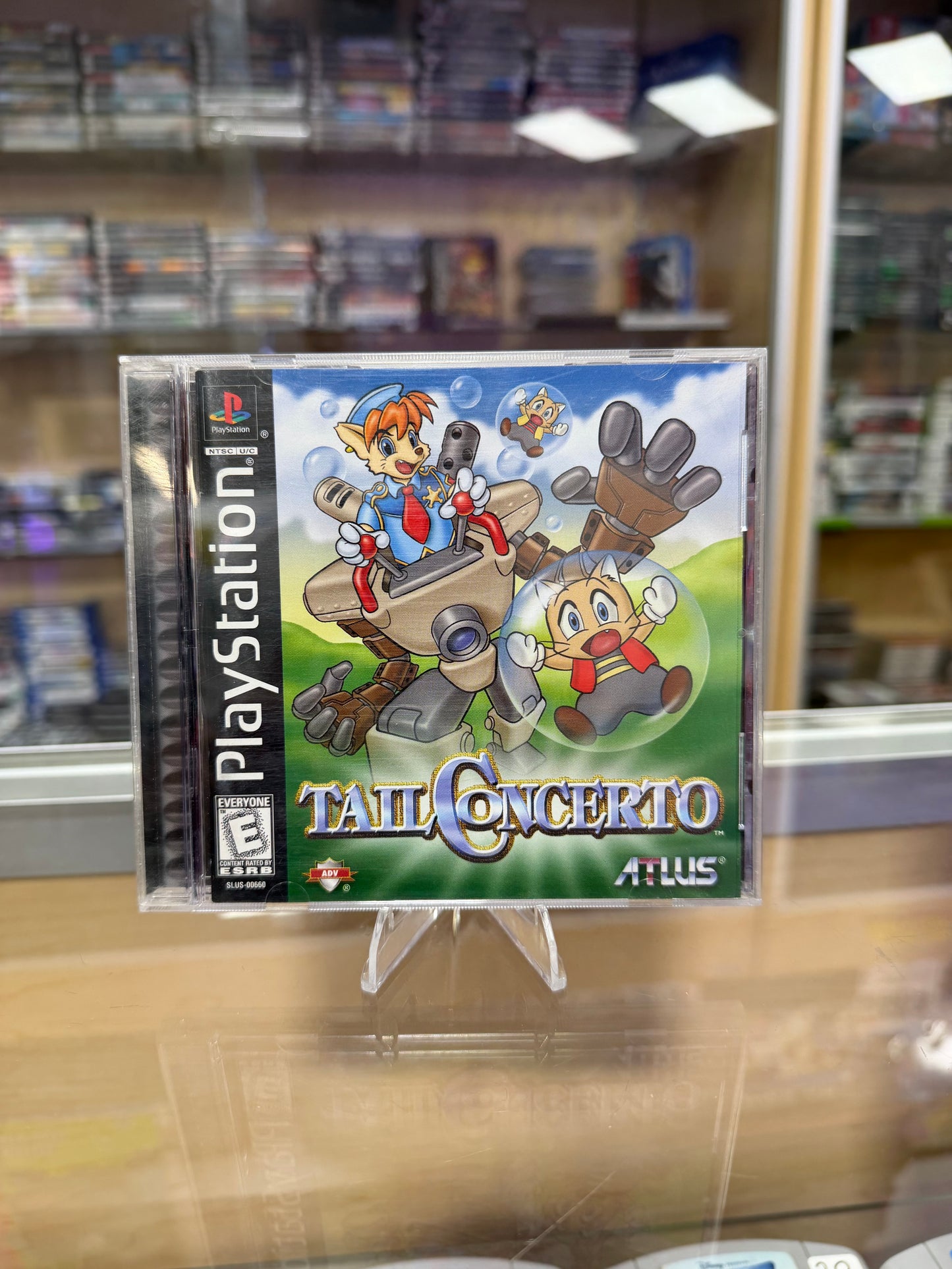 Tail Concerto Playstation (CIB) (w reg card) (clean disc)