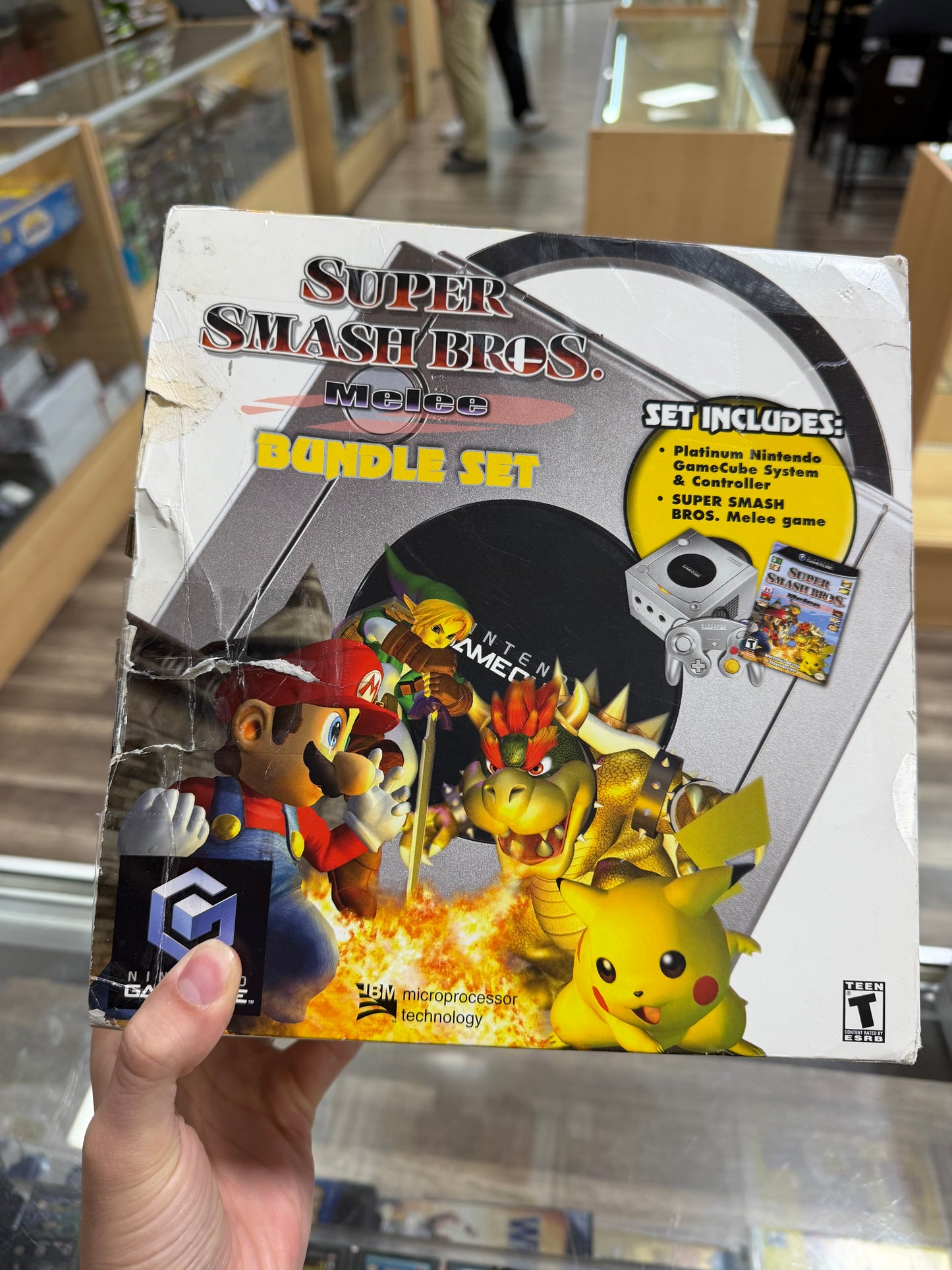 Super Smash Bros Melee Bundle Set Nintendo GameCube - New Capacitors