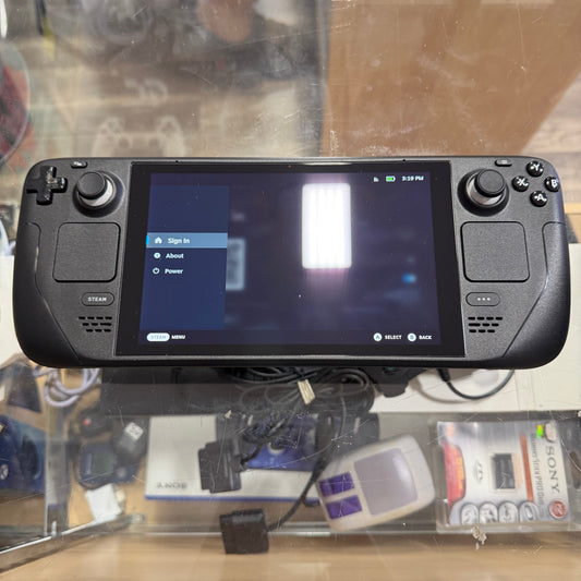 Steam Deck LCD Model 265 GB Handheld System ( dock and charger included )