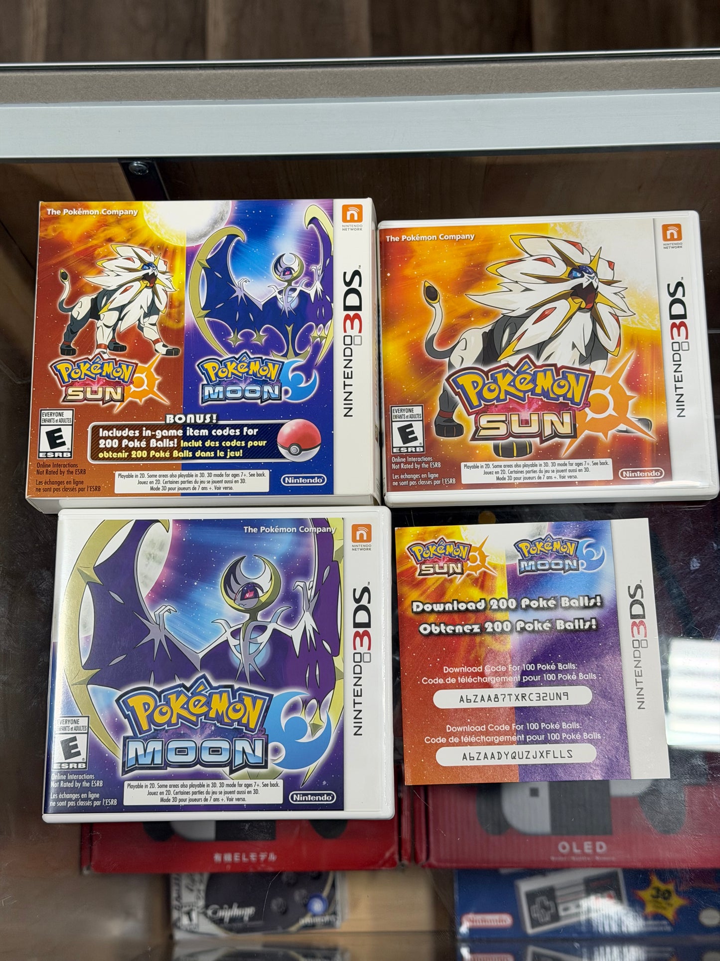 Pokemon Sun & Pokemon Moon Dual Pack Nintendo 3DS CIB with Code