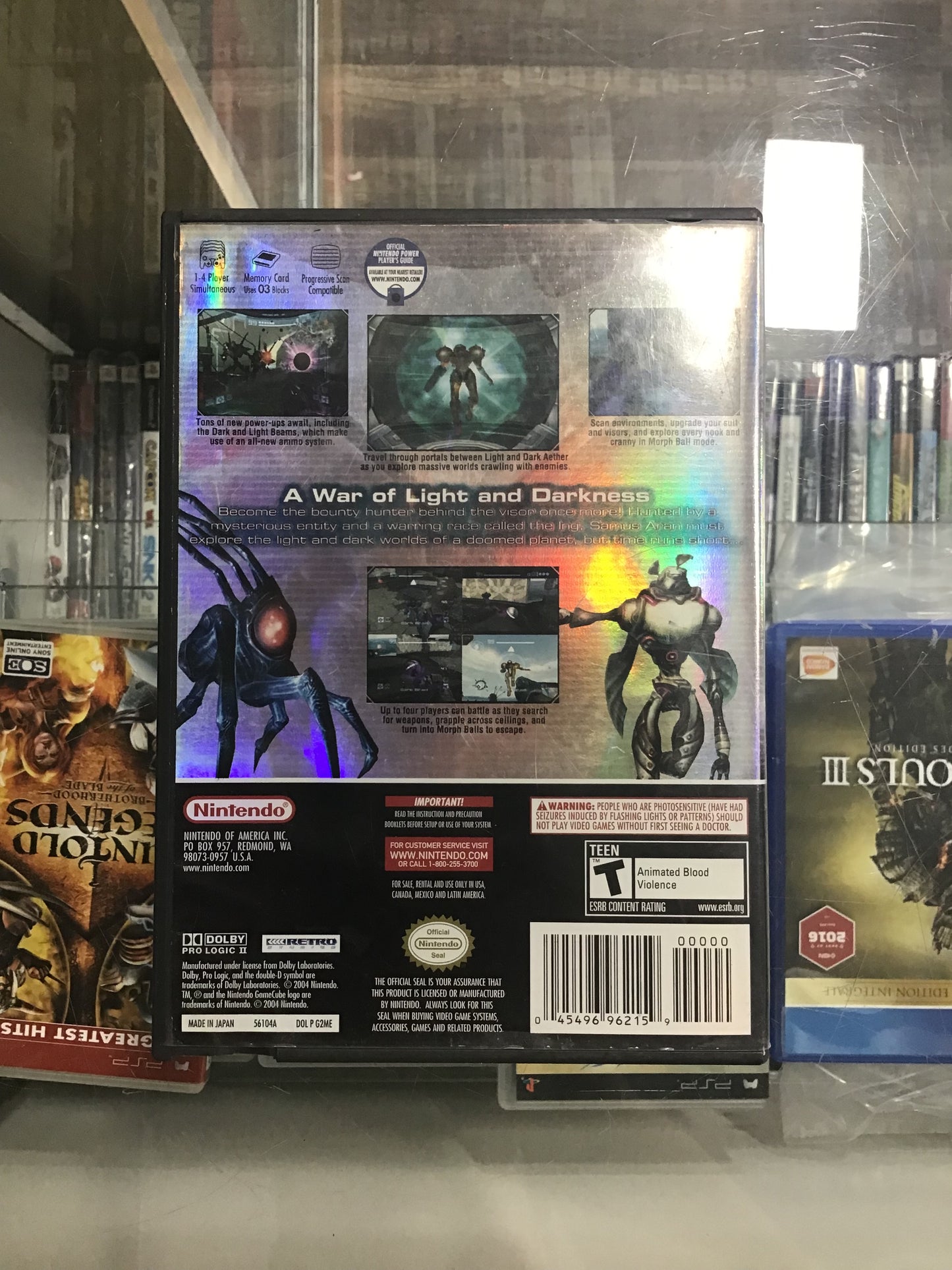 Metroid Prime 2 Echoes Nintendo GameCube Case ONLY