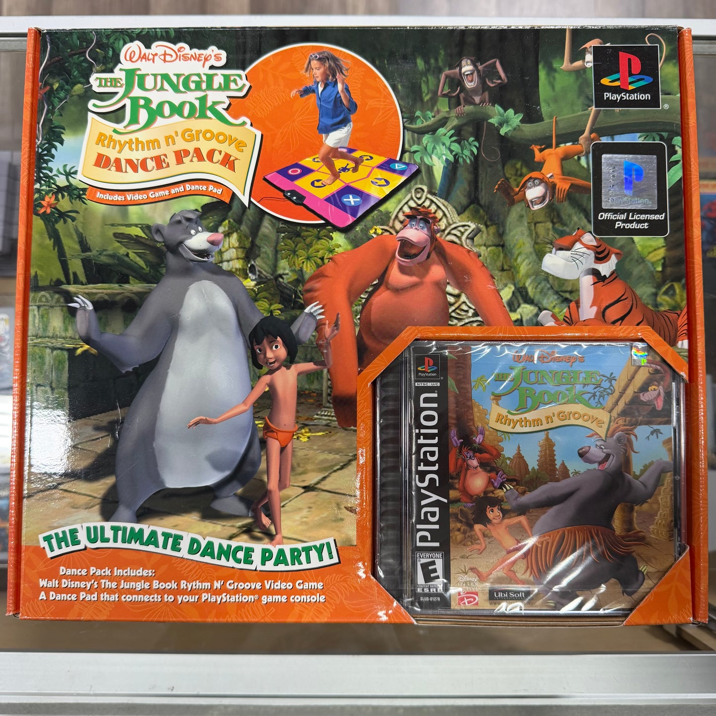 New Sealed The Jungle Book Rhythm n Groove Dance Pack PlayStation 1
