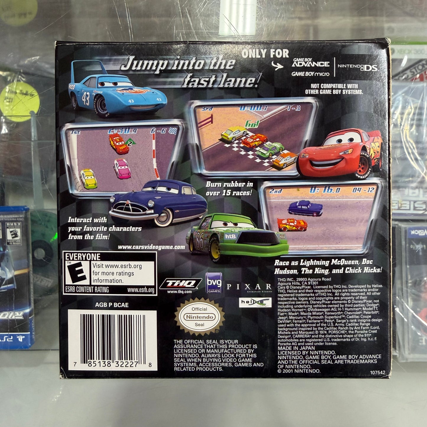 Cars GameBoy Advance