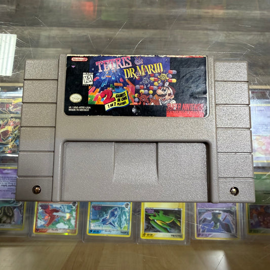 Tetris And Dr. Mario Super Nintendo