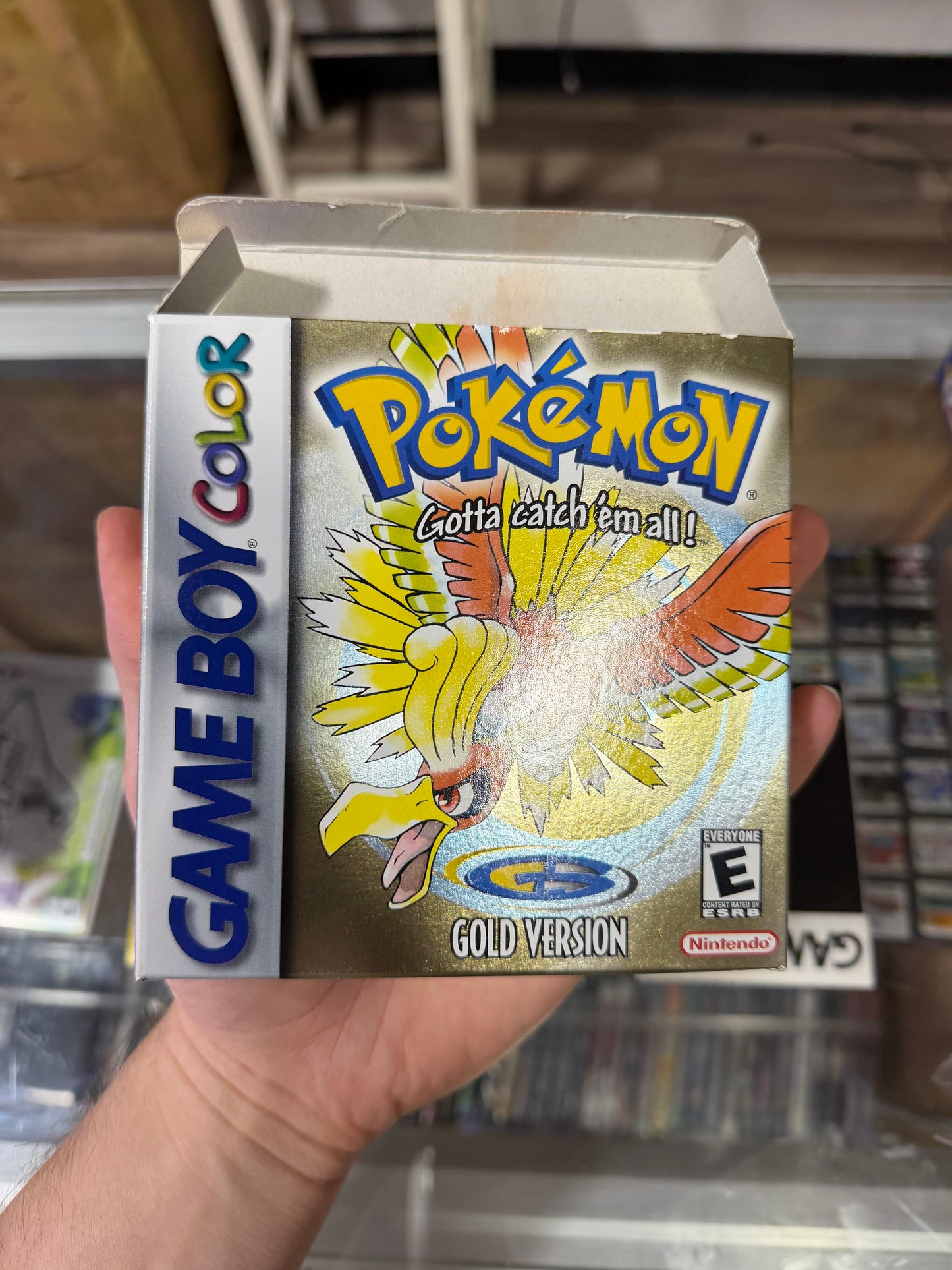Pokémon Gold Gameboy Color Complete in Box CIB Excellent Condition