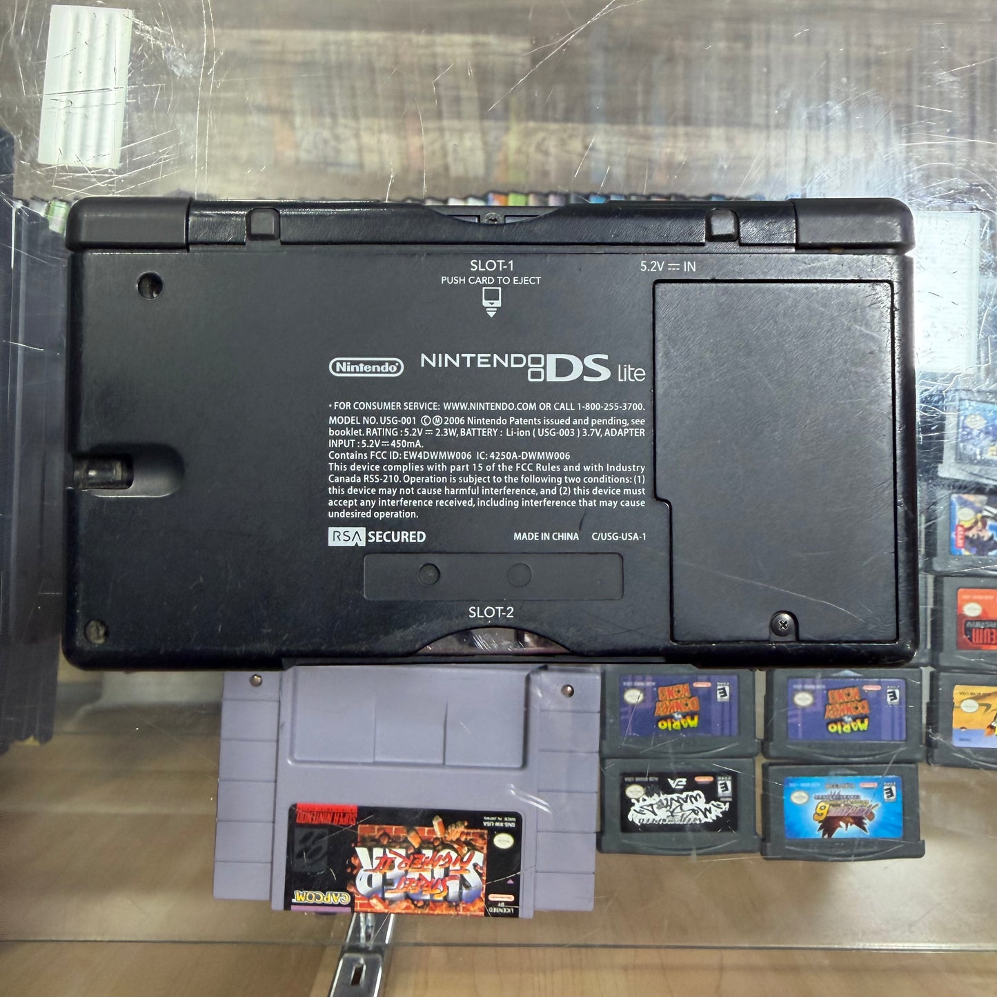 Cobalt & Black Nintendo DS Lite Nintendo DS (Charger included)
