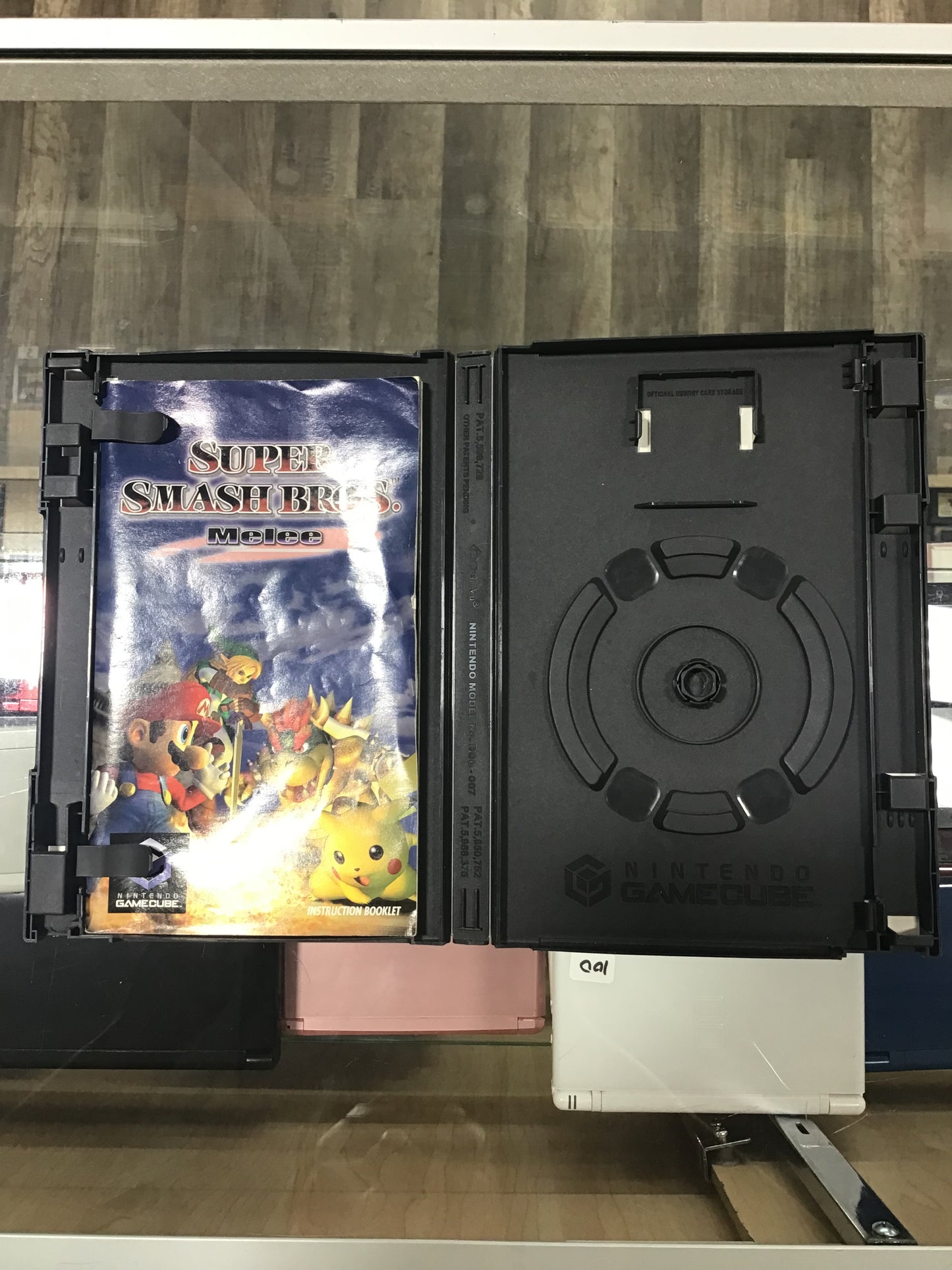 Super Smash Bros Melee Nintendo GameCube Case and Manual ONLY