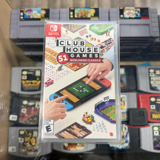 Clubhouse Games: 51 Worldwide Classics Nintendo Switch Sealed