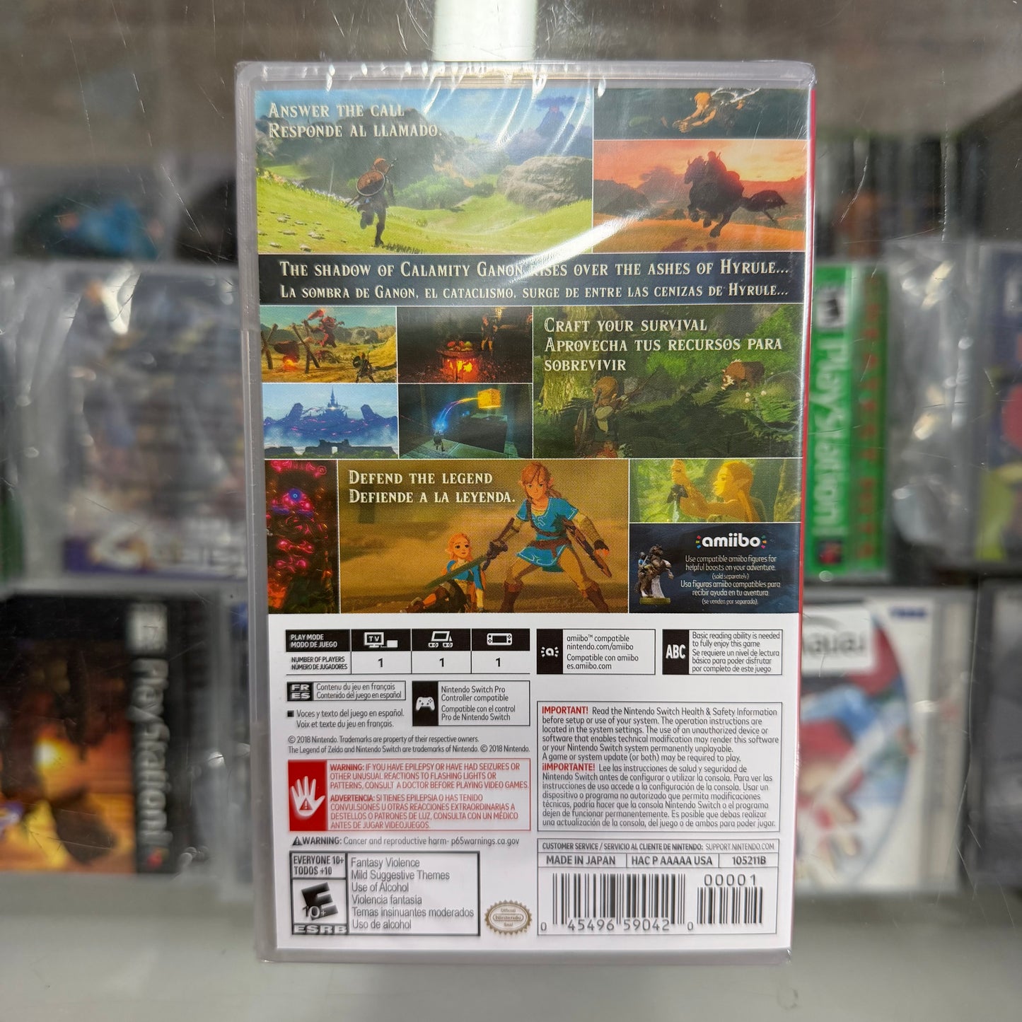 Zelda Breath Of The Wild Nintendo Switch Sealed